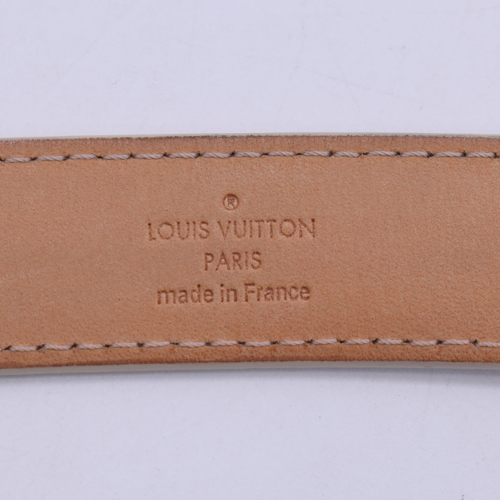 Louis Vuitton Damier Azur 25mm Mini Belt 85 34 twins W20875