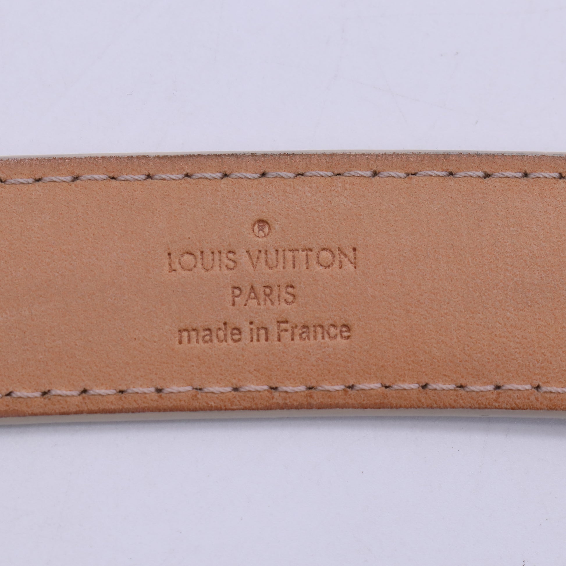 Louis Vuitton Damier Azur 25mm Mini Belt 85 34 twins W20875