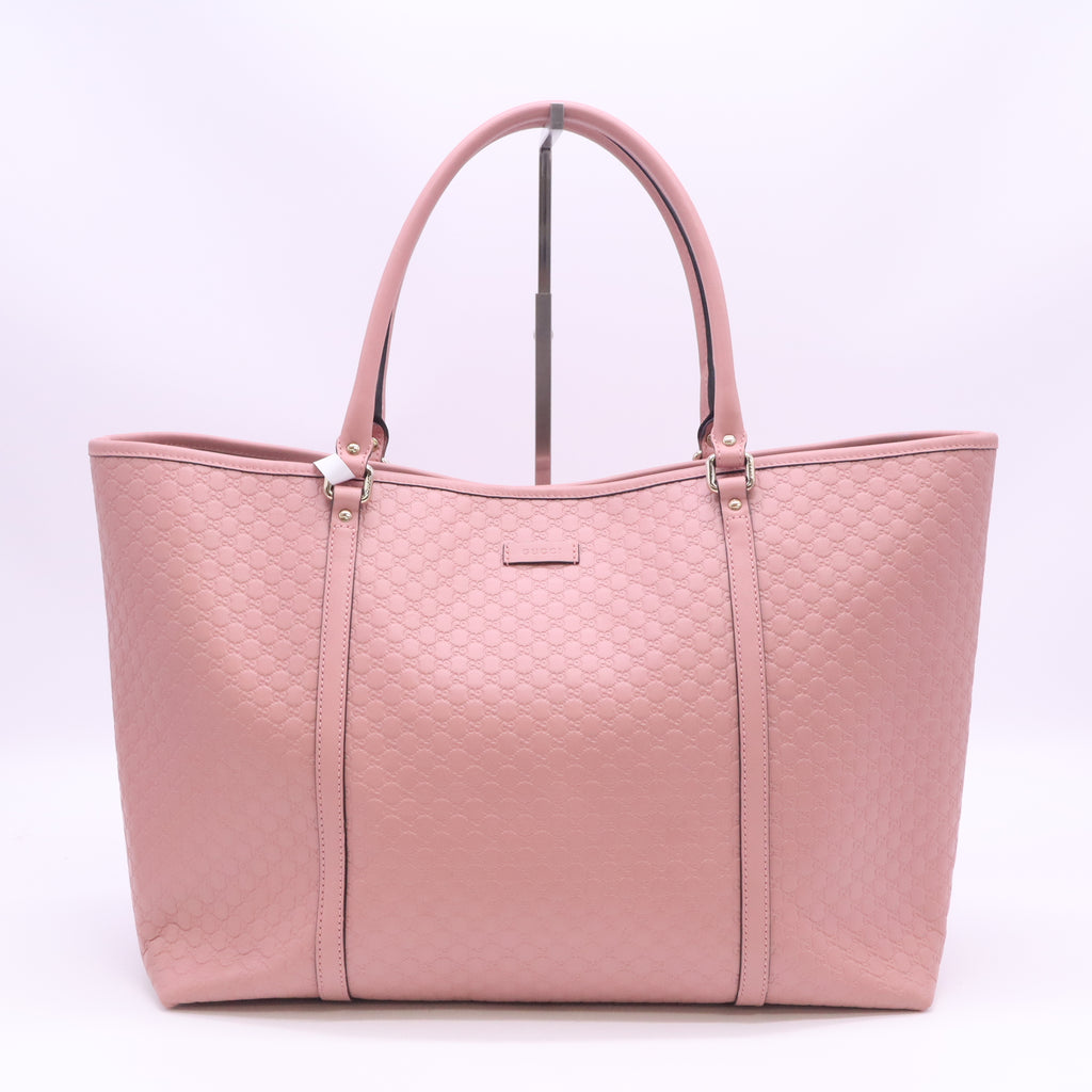 Gucci Pink Microguccissima Leather Tote B23797