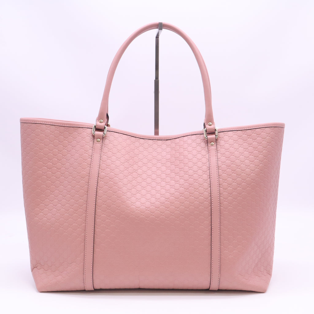 Gucci Pink Microguccissima Leather Tote B23797