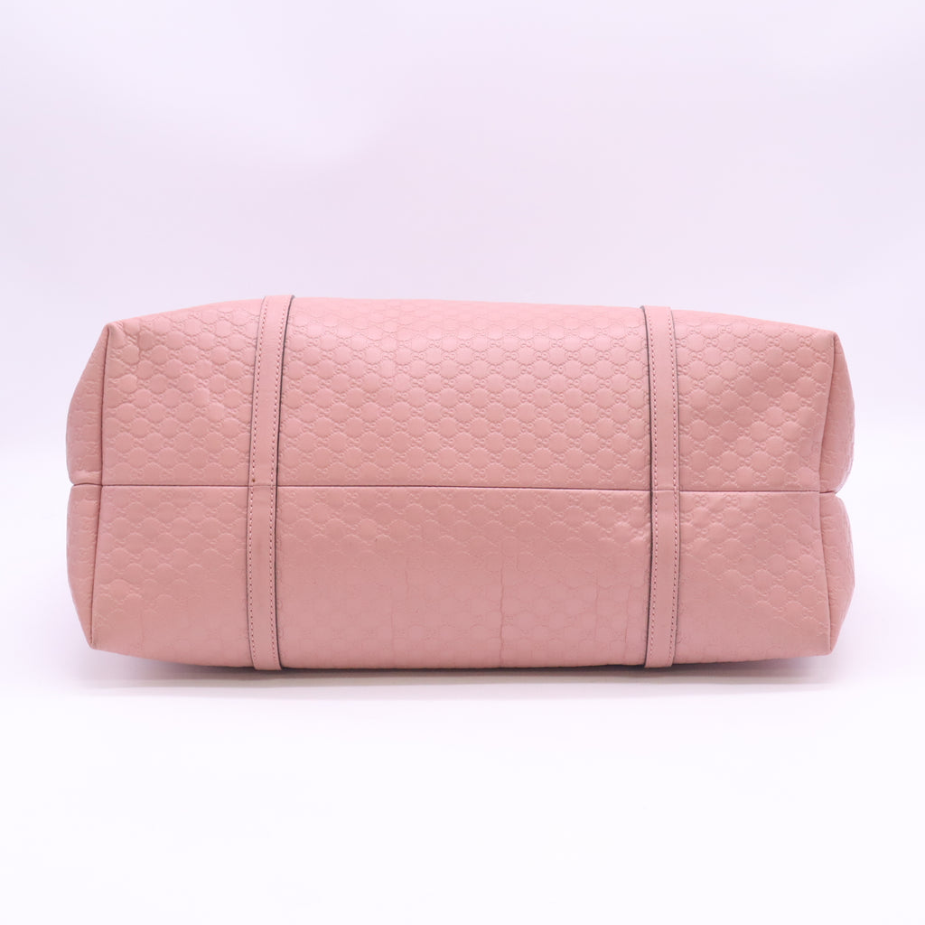 Gucci Pink Microguccissima Leather Tote B23797