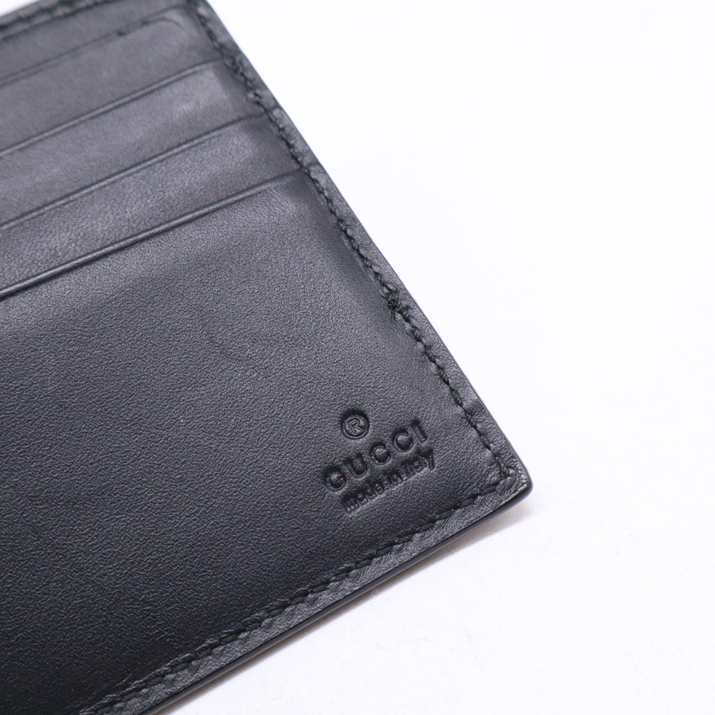 Gucci GG Supreme Wallet with Leather Detail W21044