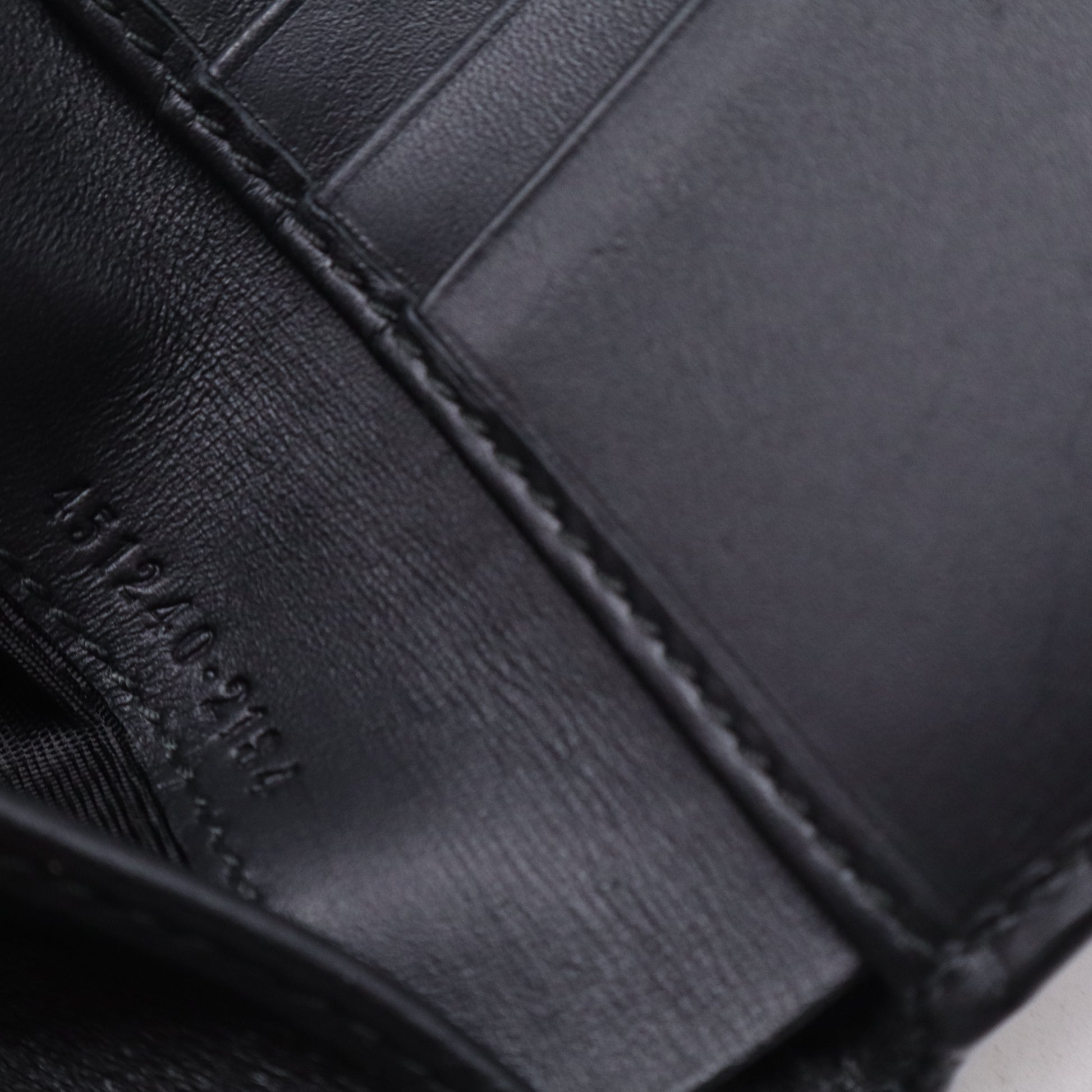Gucci GG Supreme Wallet with Leather Detail W21044