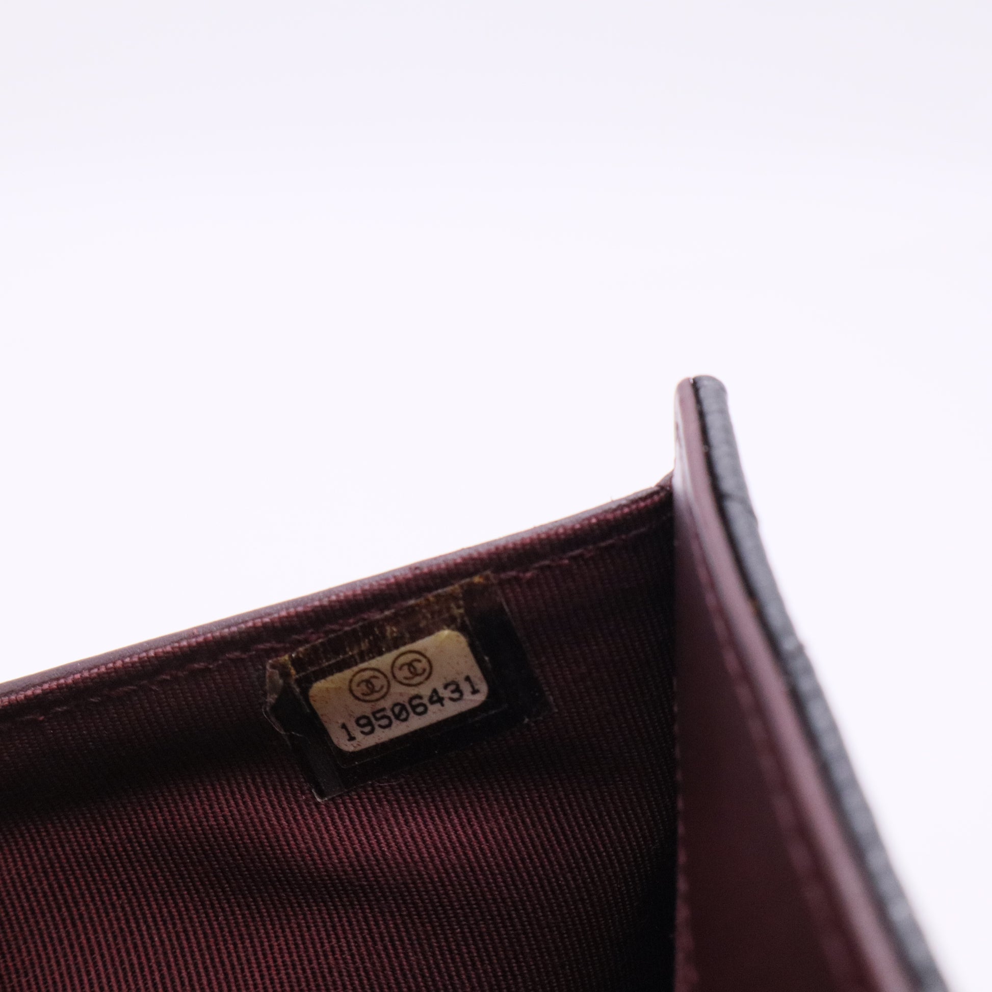 Caviar Quilted Long Flap Wallet Black