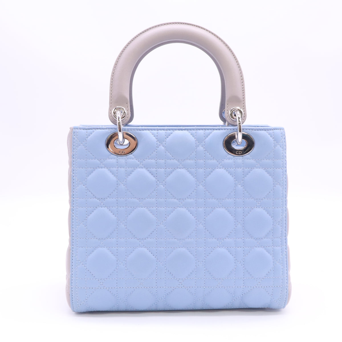 Dior Lady Dior Medium Bicolor Cannage Lambskin Handbag B24398
