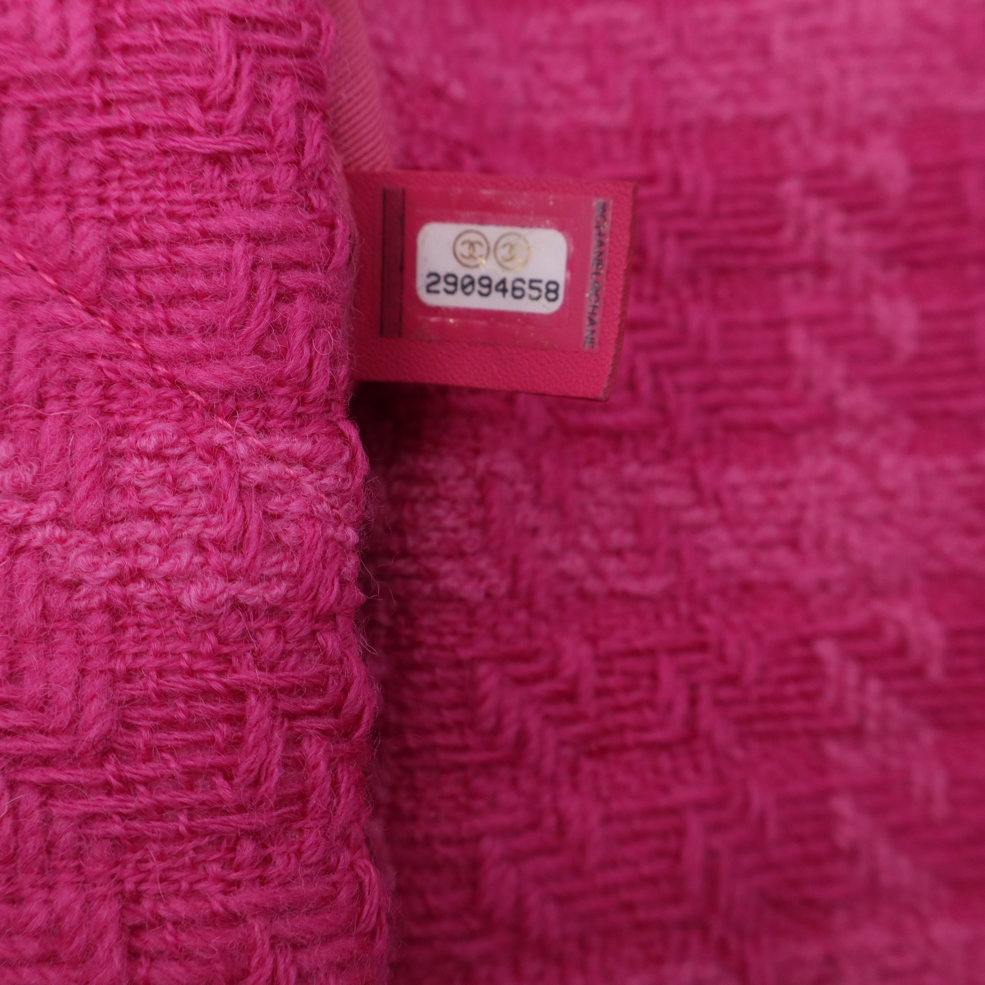 Chanel Pink Quilted Tweed Chanel 19 Small Flap Bag twins LDJ3370