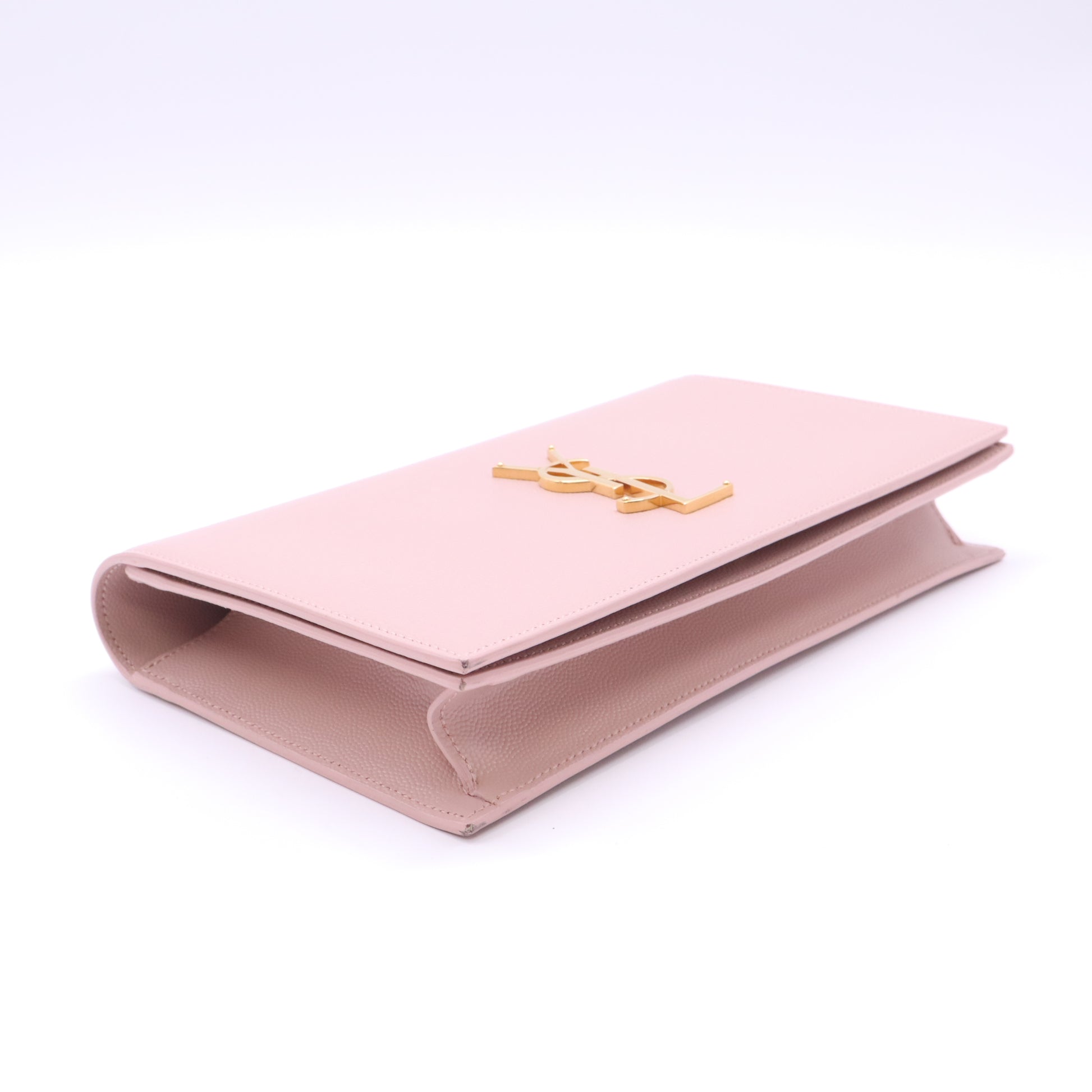 Saint Laurent Cassandre Classic Leather Monogram Clutch Twins LDJ5251