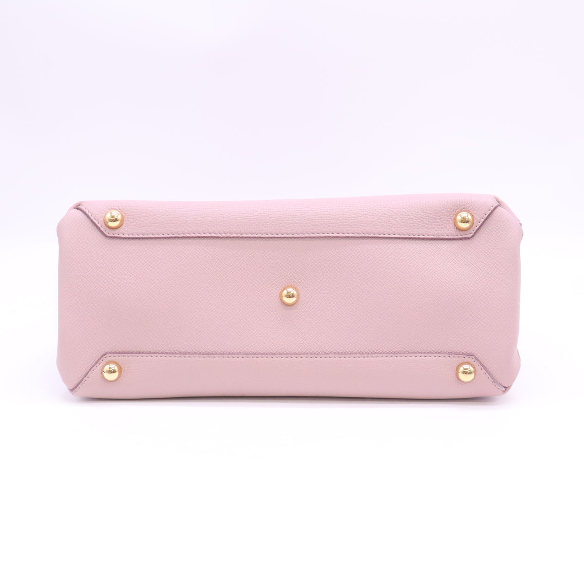 Banner Tote Leather and House Check Canvas B24561