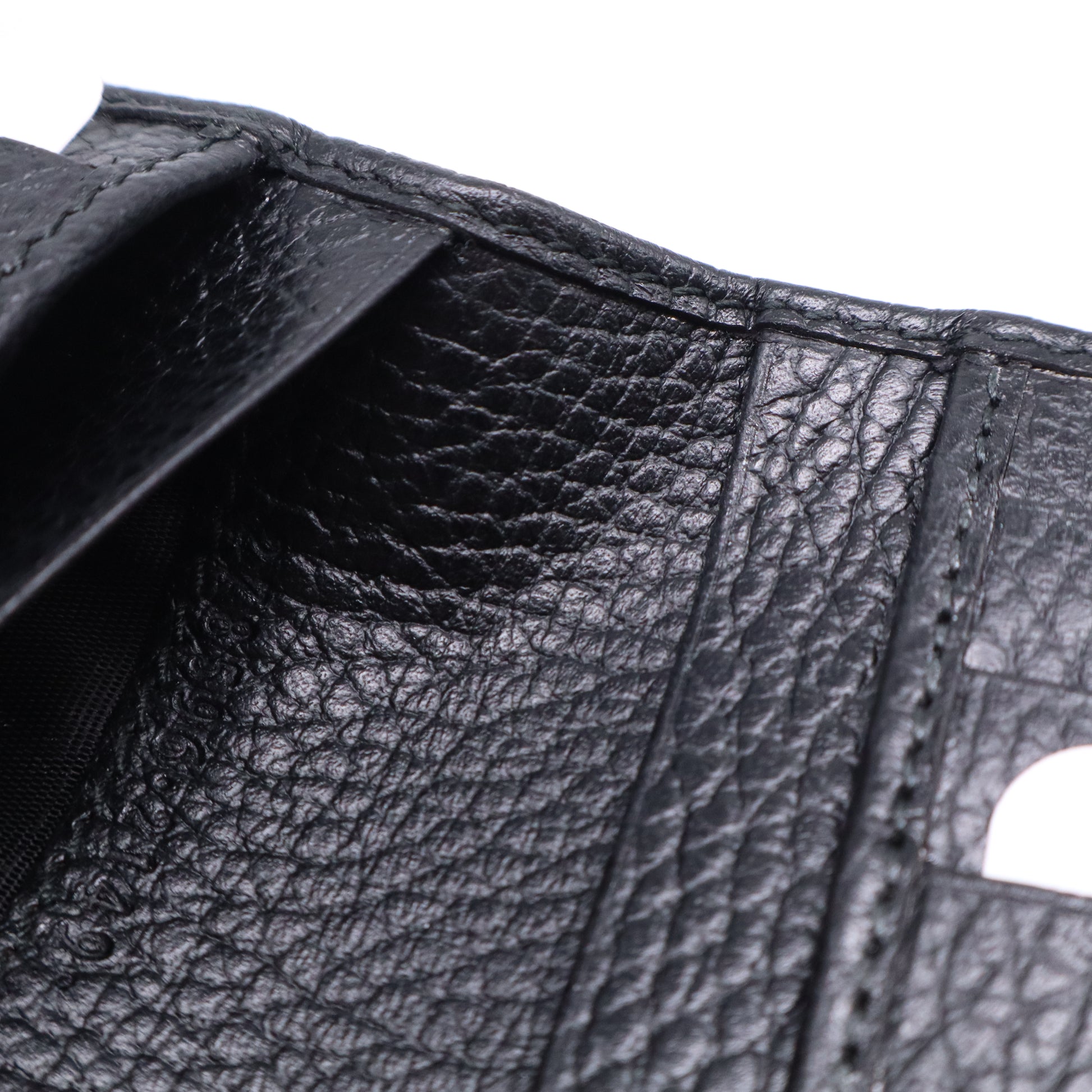 Gucci Pebbled Leather Bifold Wallet  W21170