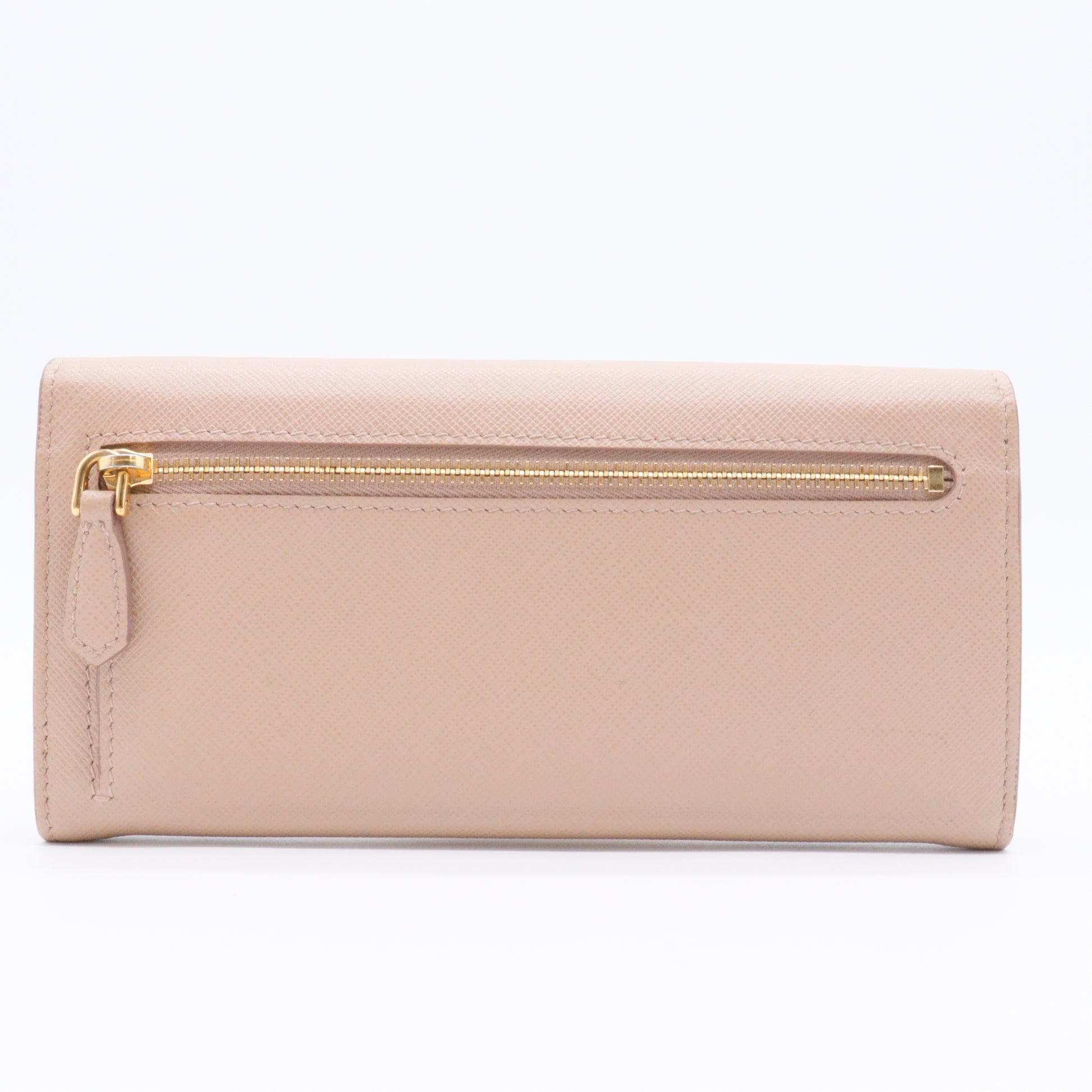Saffiano Lux Leather Continental Wallet