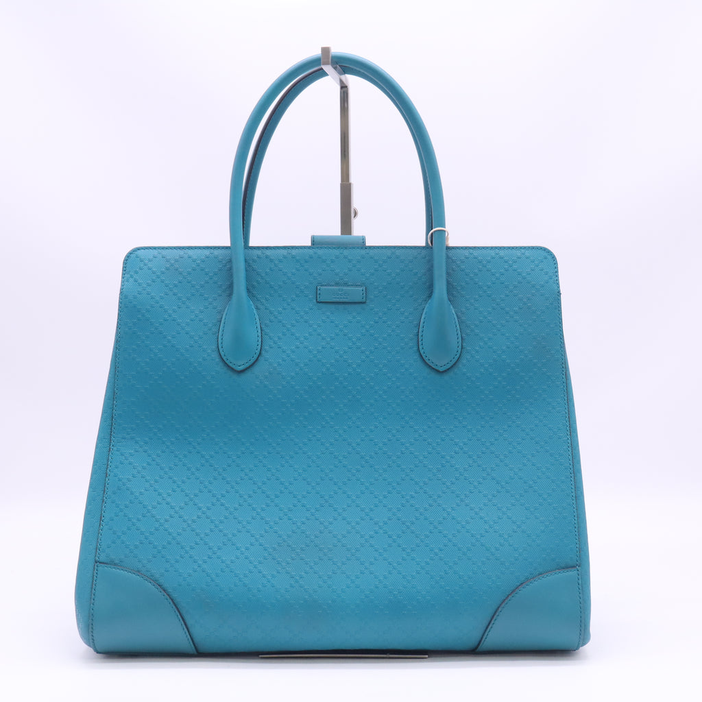 Gucci Bright Diamante 2-Way Leather Top Handle Shoulder Bag B24388
