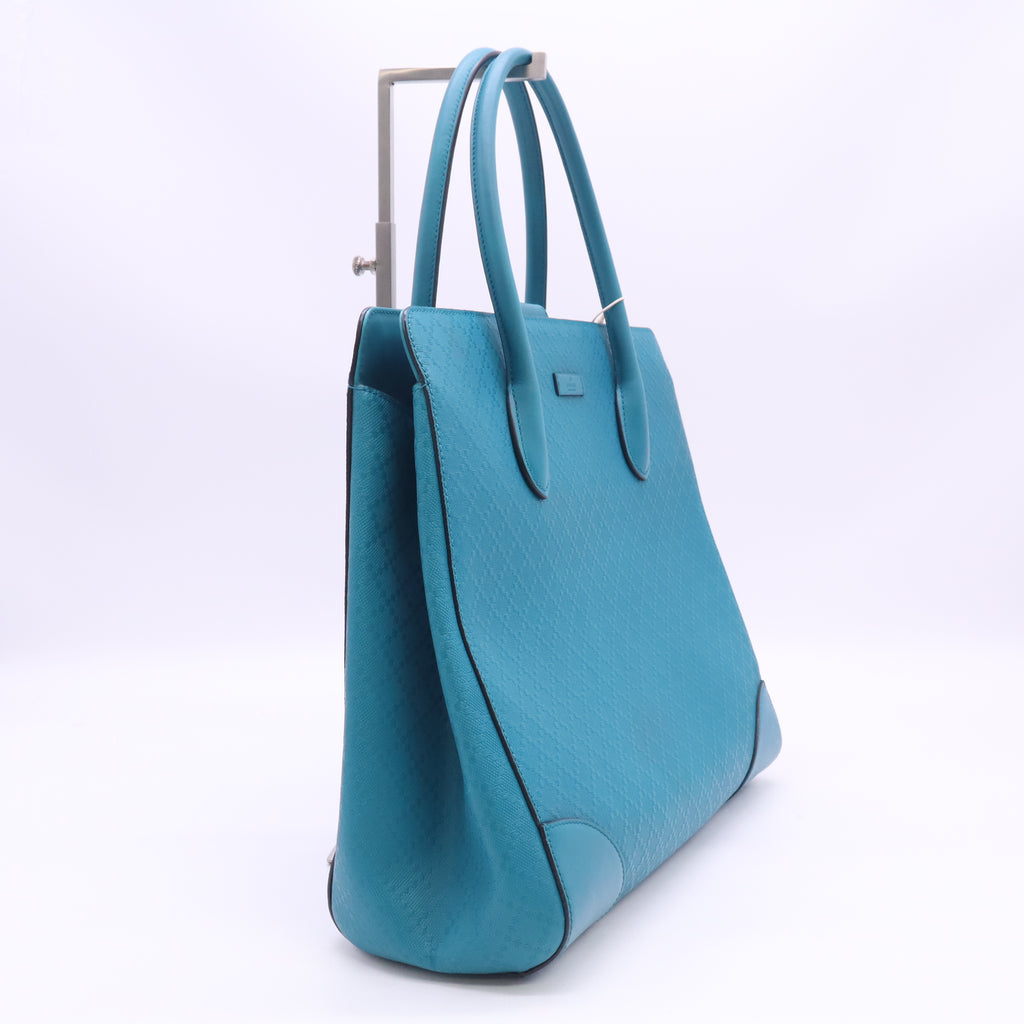 Gucci Bright Diamante 2-Way Leather Top Handle Shoulder Bag B24388