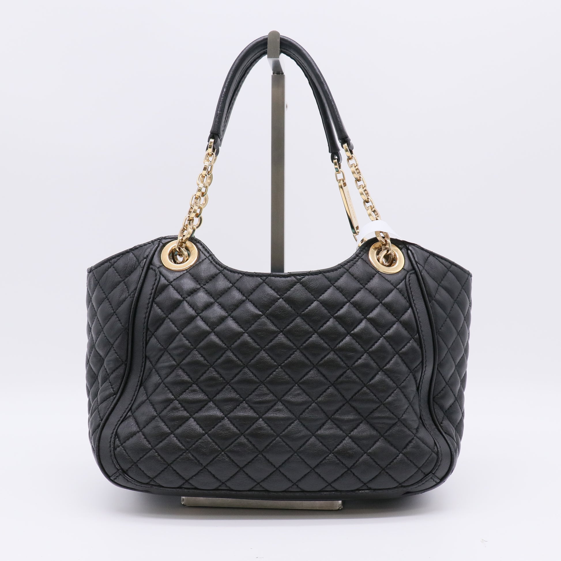 Salvatore Ferragamo Gancini Quilted Leather Tote Bag B23005