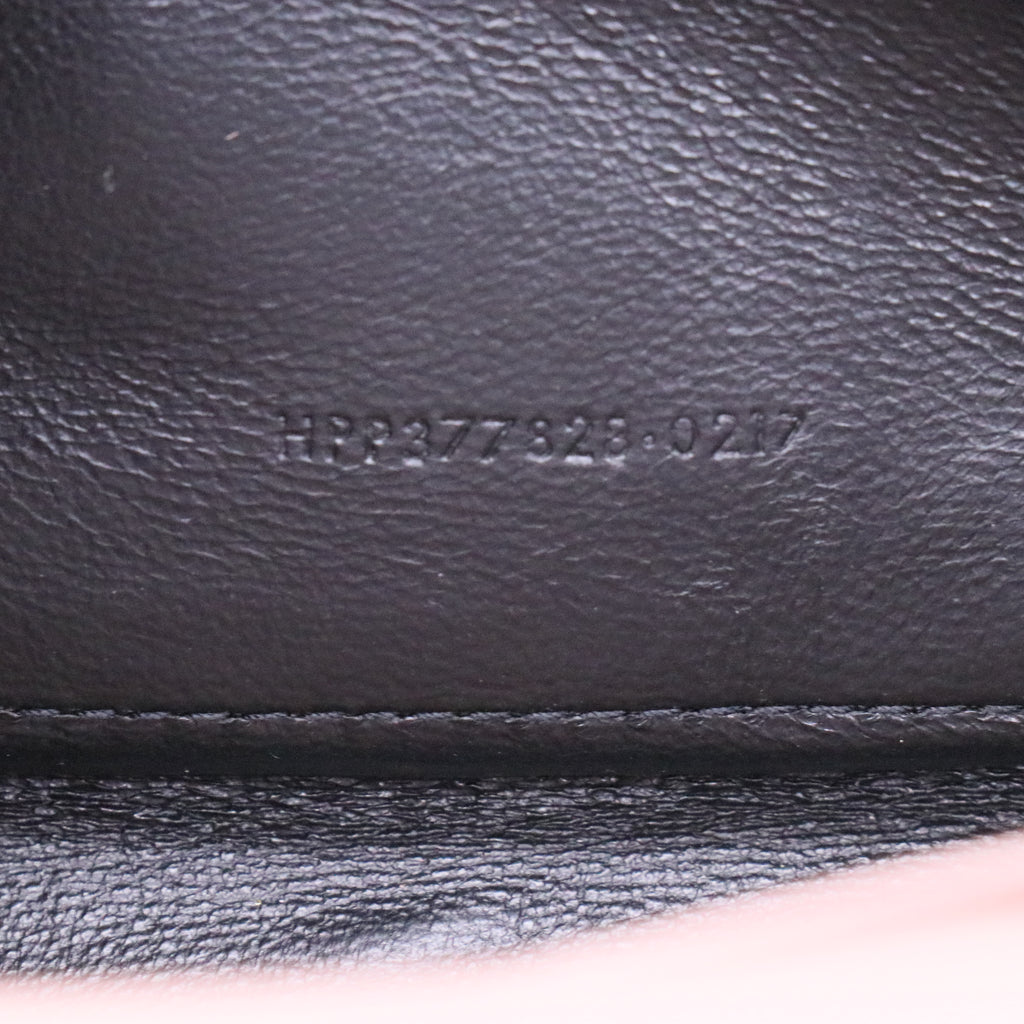 Yves Saint Laurent Pink Quilted Grained Leather Wallet On Chain Bag twins  LDJ3920