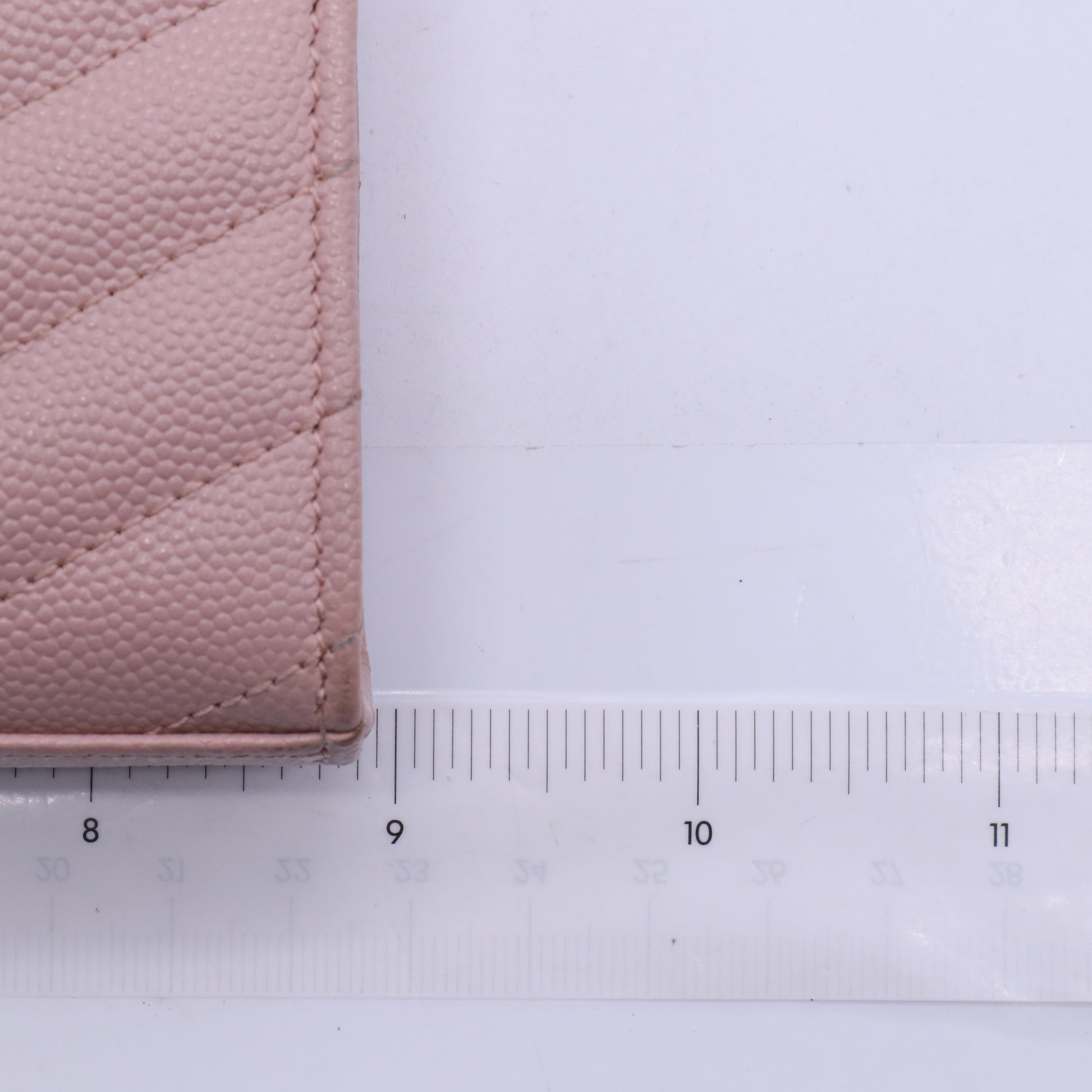 Yves Saint Laurent Pink Quilted Grained Leather Wallet On Chain Bag twins  LDJ3920