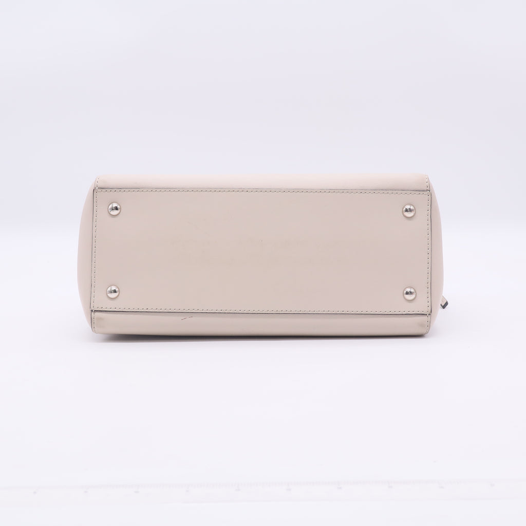 Fendi Vitello Baltico Dolce DotCom Satchel Ardesia Twins LDJ3356