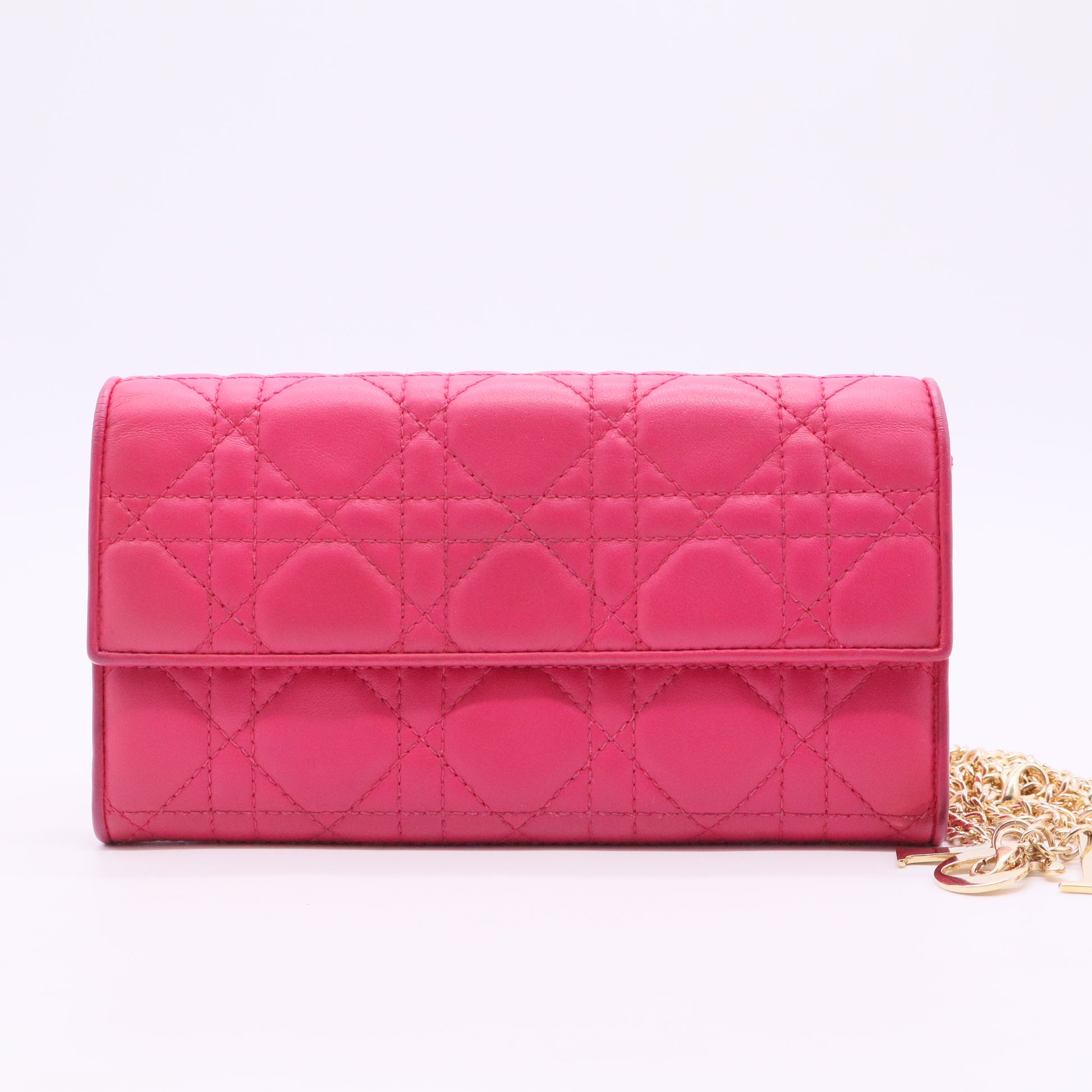 2012 Cannage Lady Dior Continental Wallet