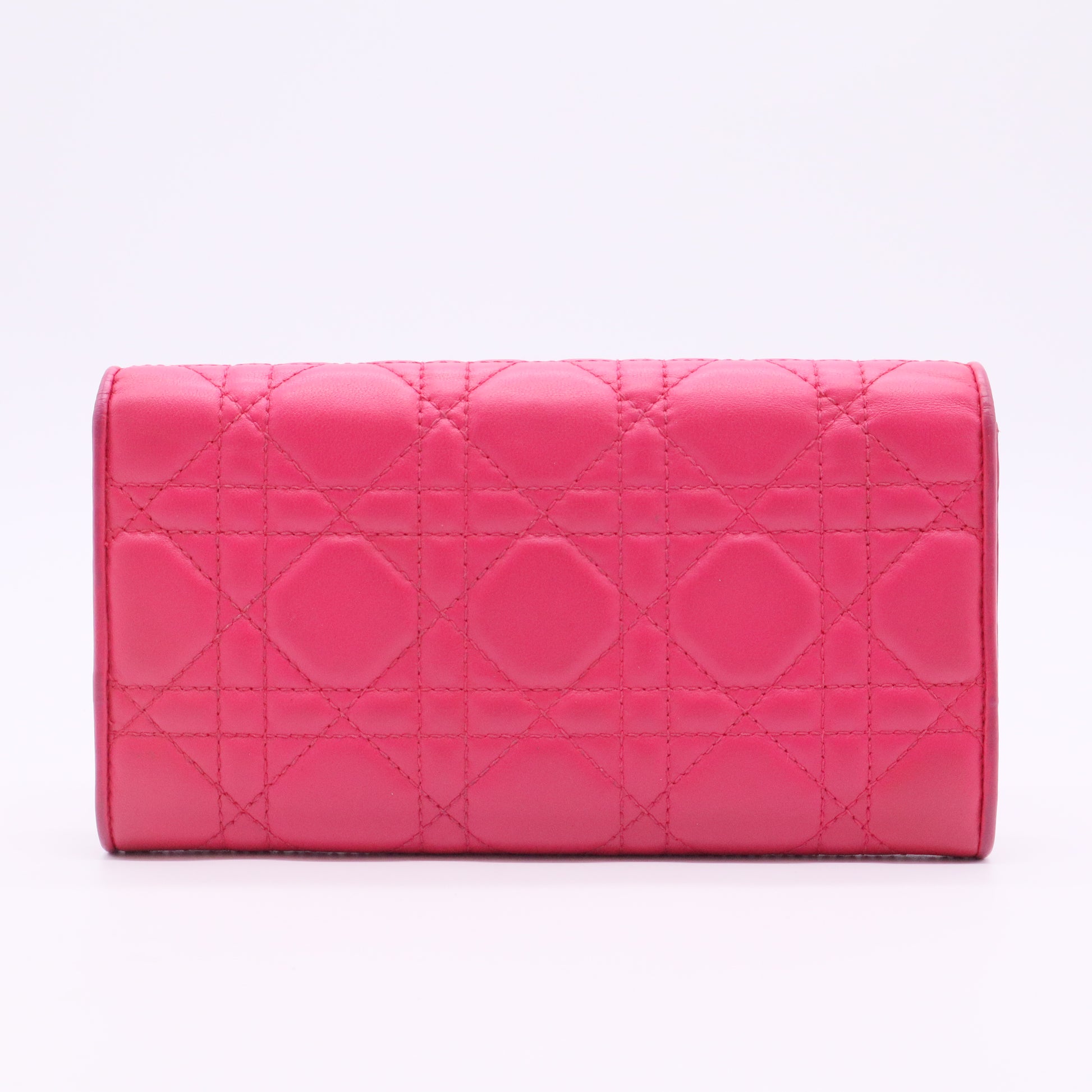 2012 Cannage Lady Dior Continental Wallet