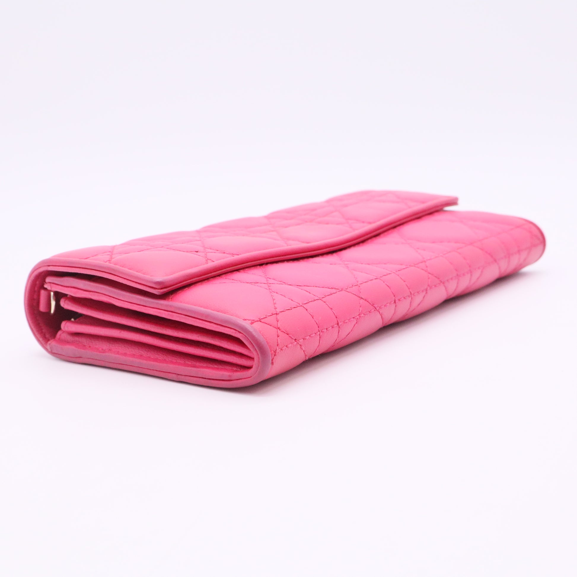 2012 Cannage Lady Dior Continental Wallet