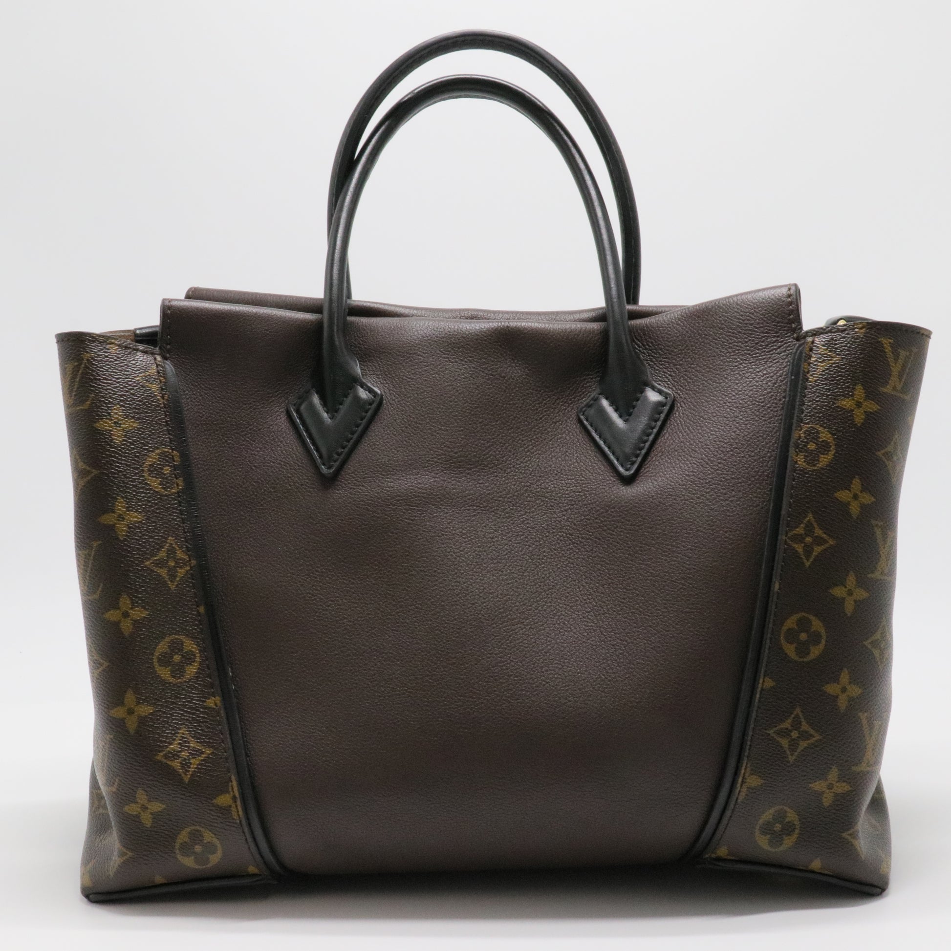 Veau Cachemire Monogram Tote W PM Chocolate