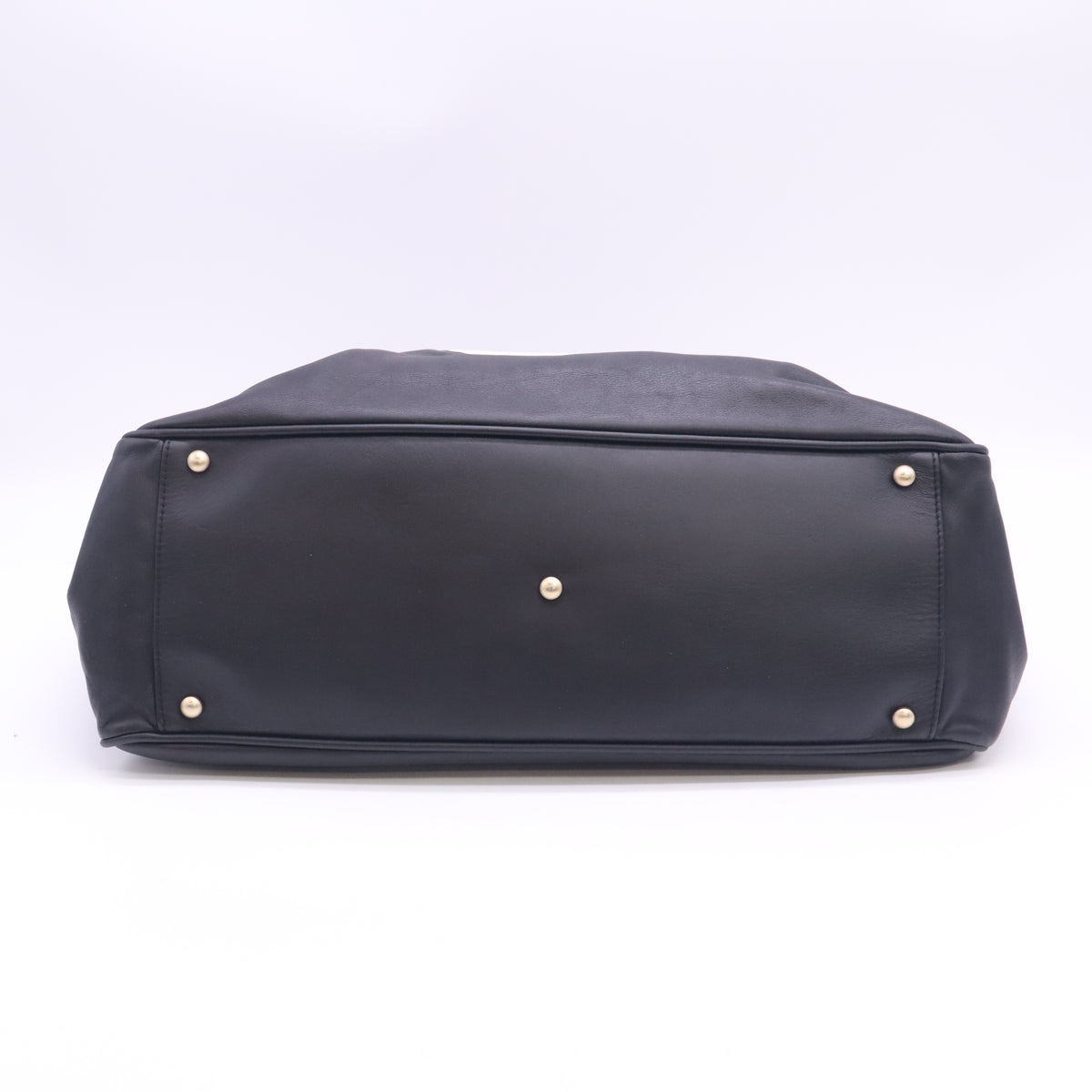 Chanel Lambskin Camellia Tote Black B24558