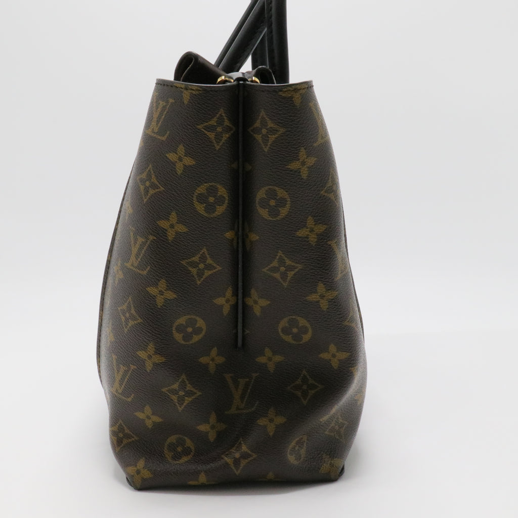 Veau Cachemire Monogram Tote W PM Chocolate
