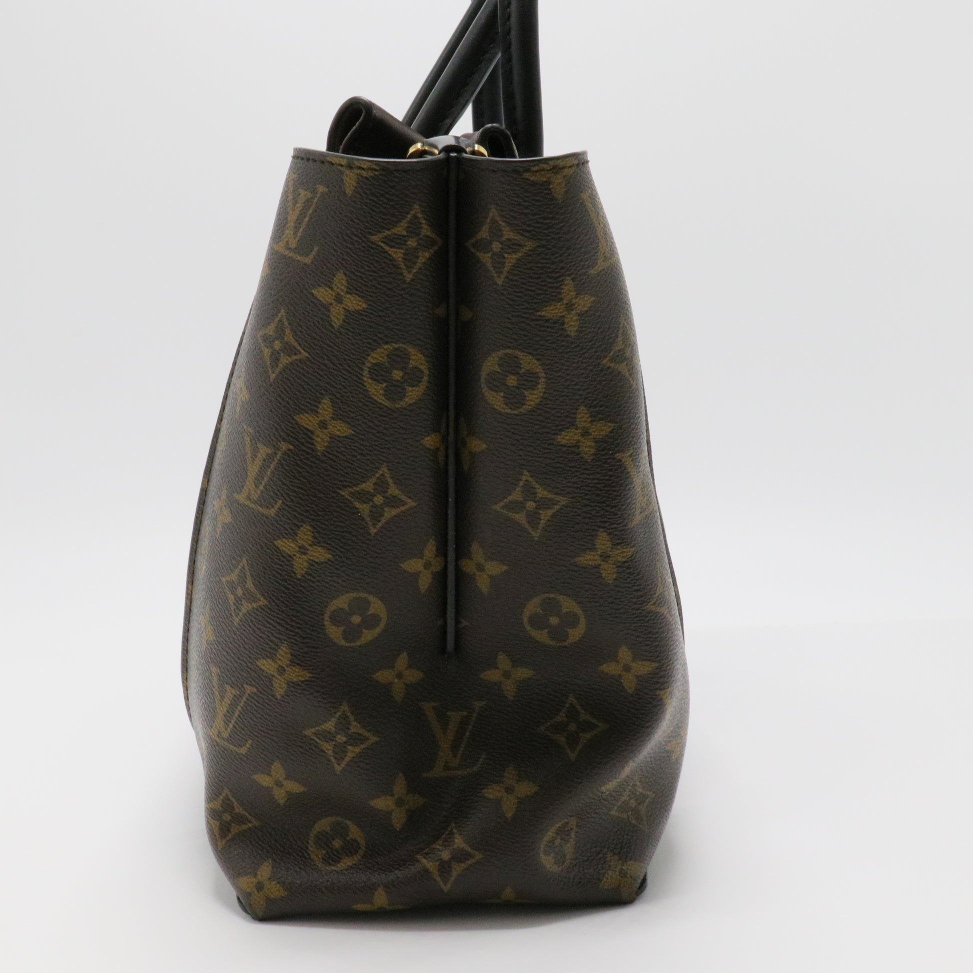 Veau Cachemire Monogram Tote W PM Chocolate