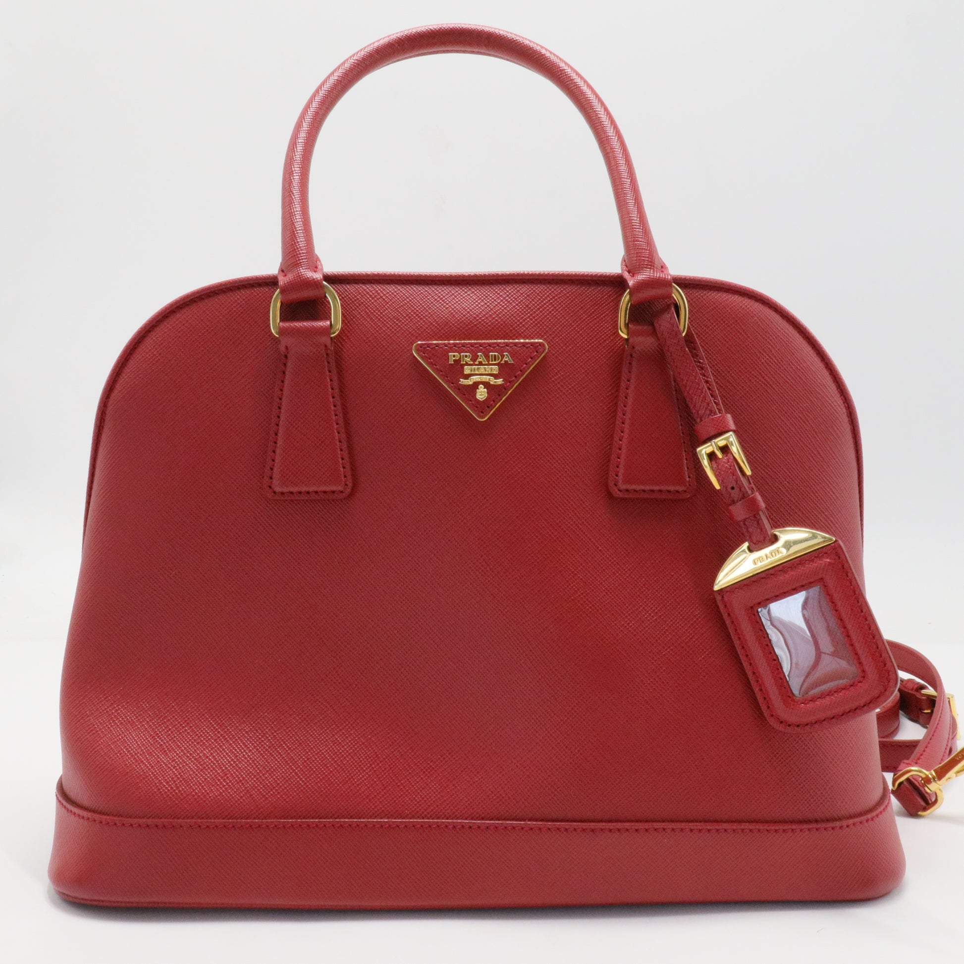 Open Promenade Bag Vernice Saffiano Leather Medium