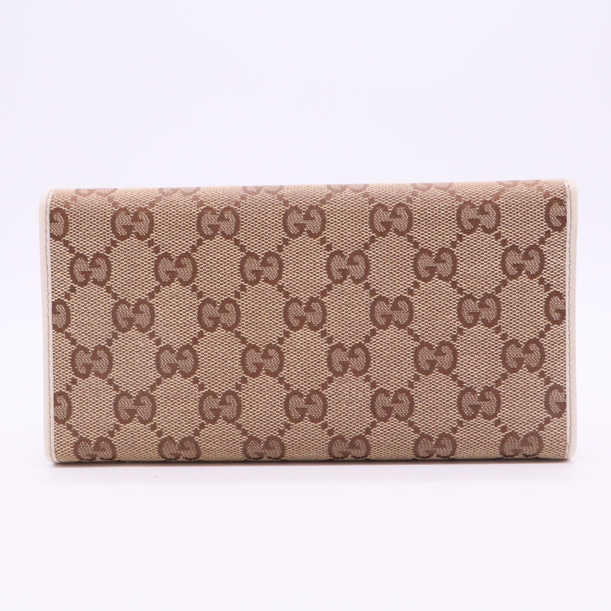 Vintage GG Canvas Continental Wallet