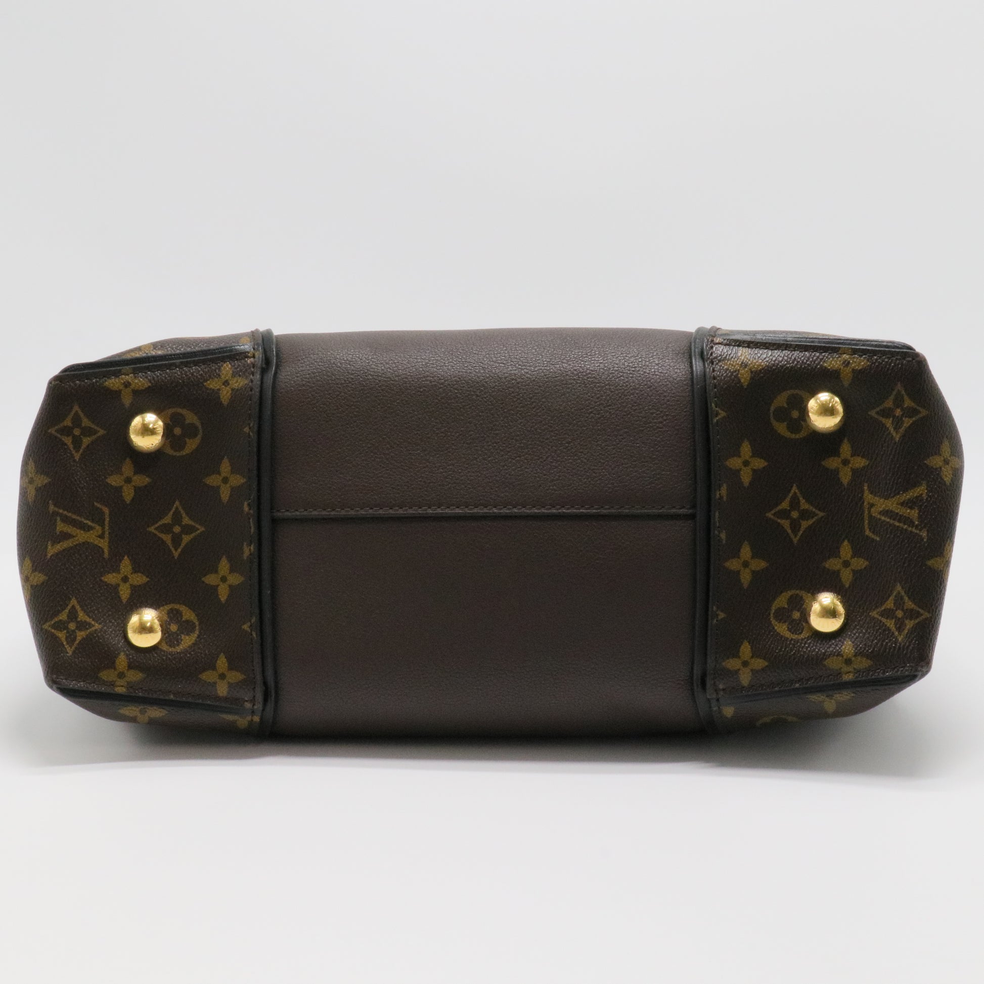 Veau Cachemire Monogram Tote W PM Chocolate