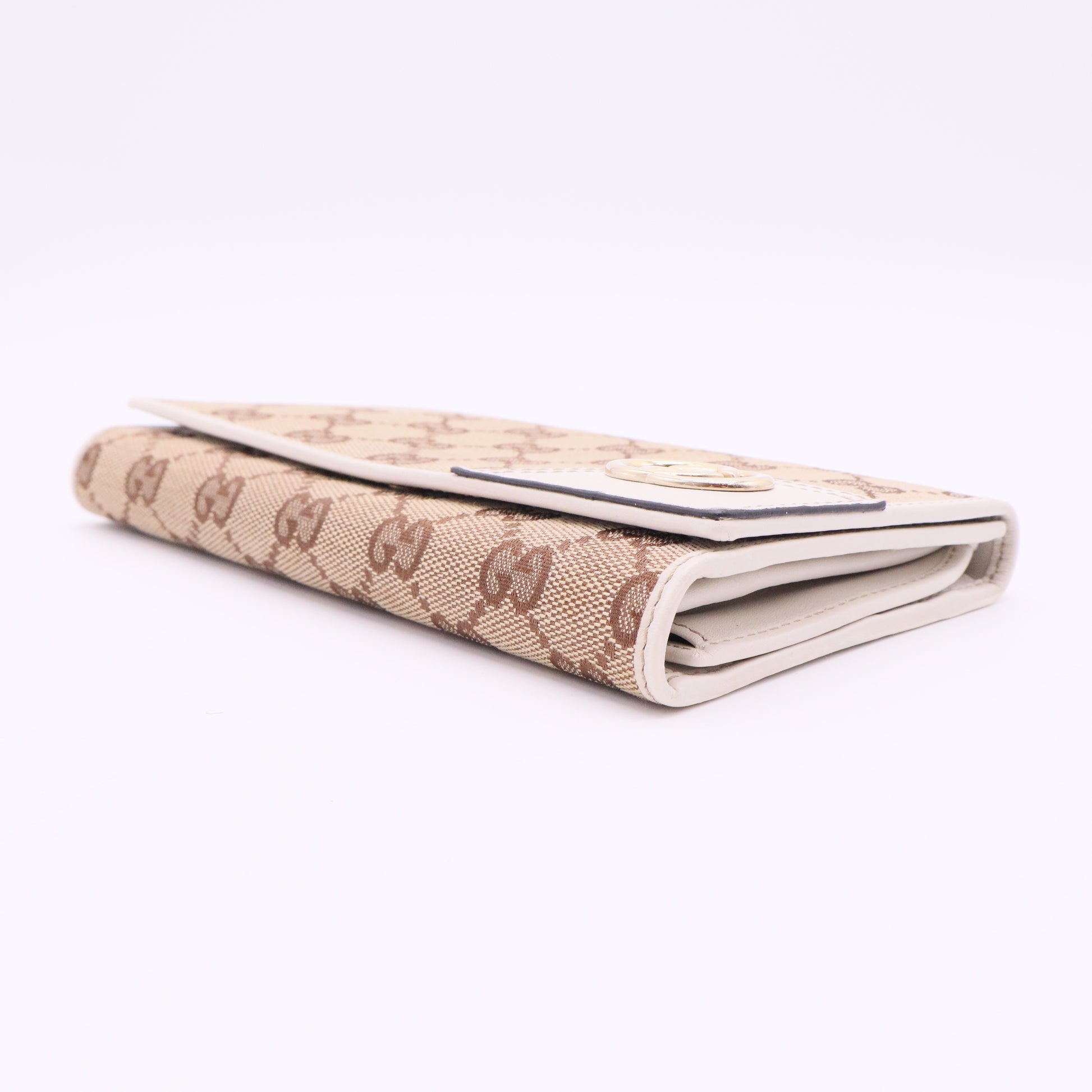 Vintage GG Canvas Continental Wallet