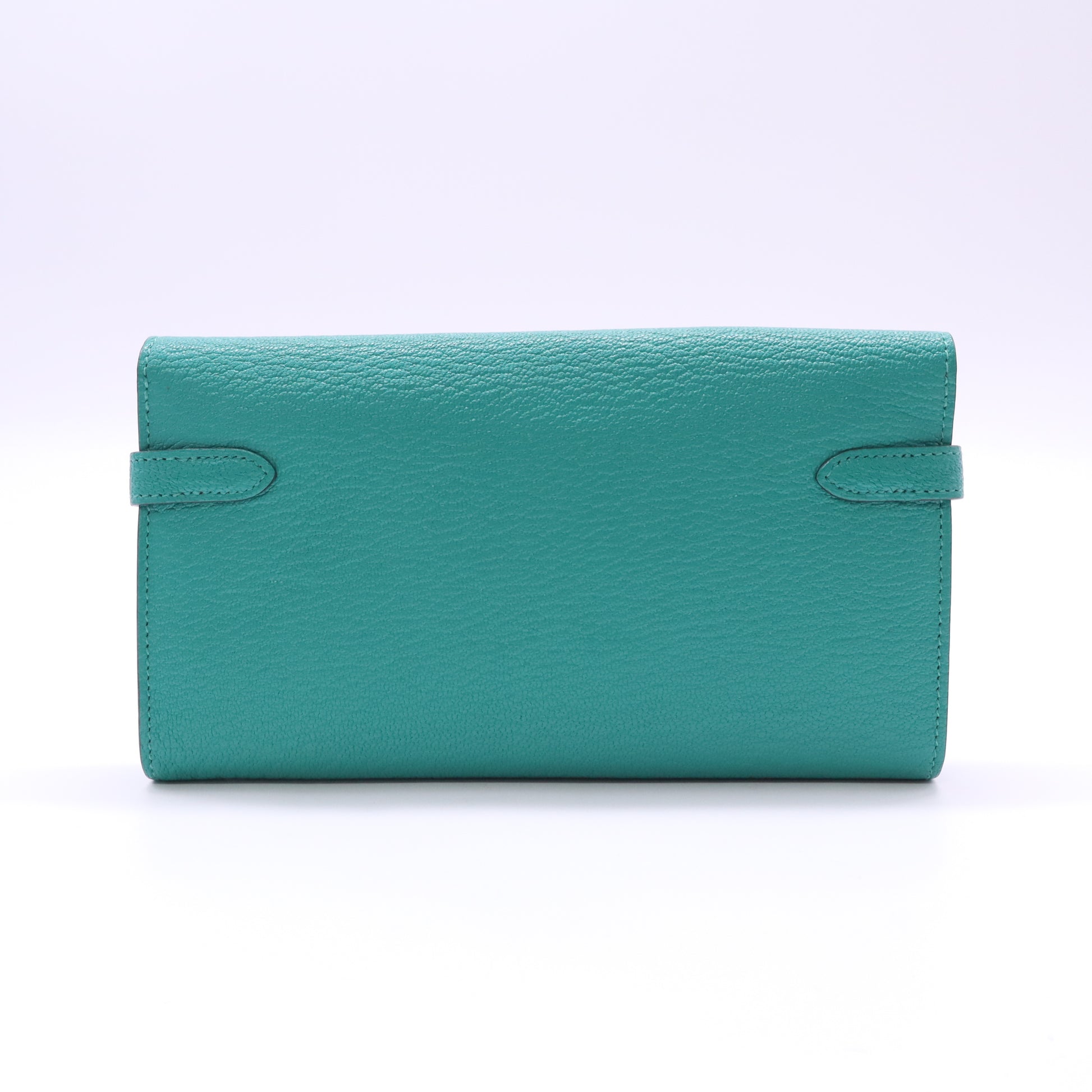 Hermes Green Long Kelly Wallet twins LDZ619