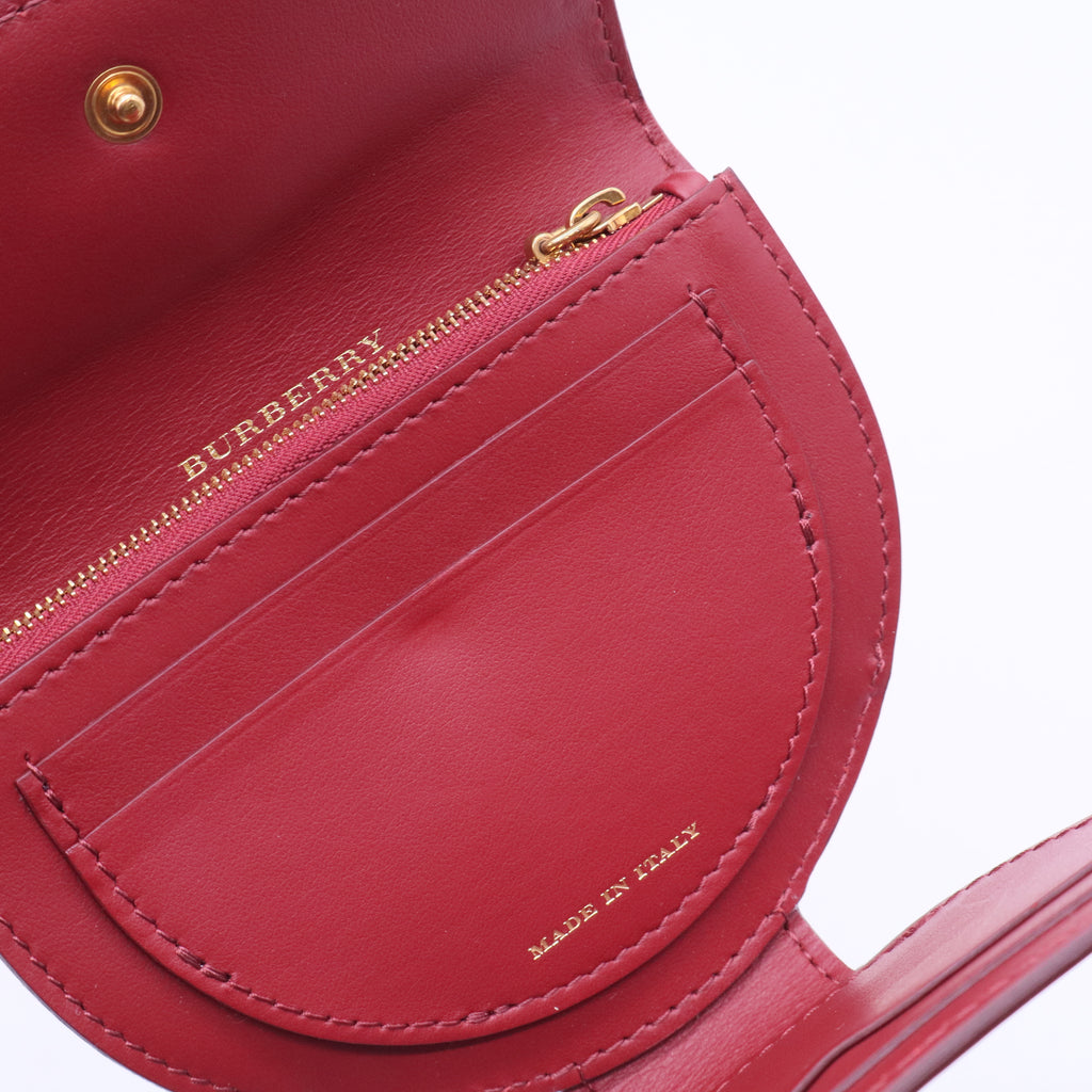 Patent Leather Compact Wallet  W20179