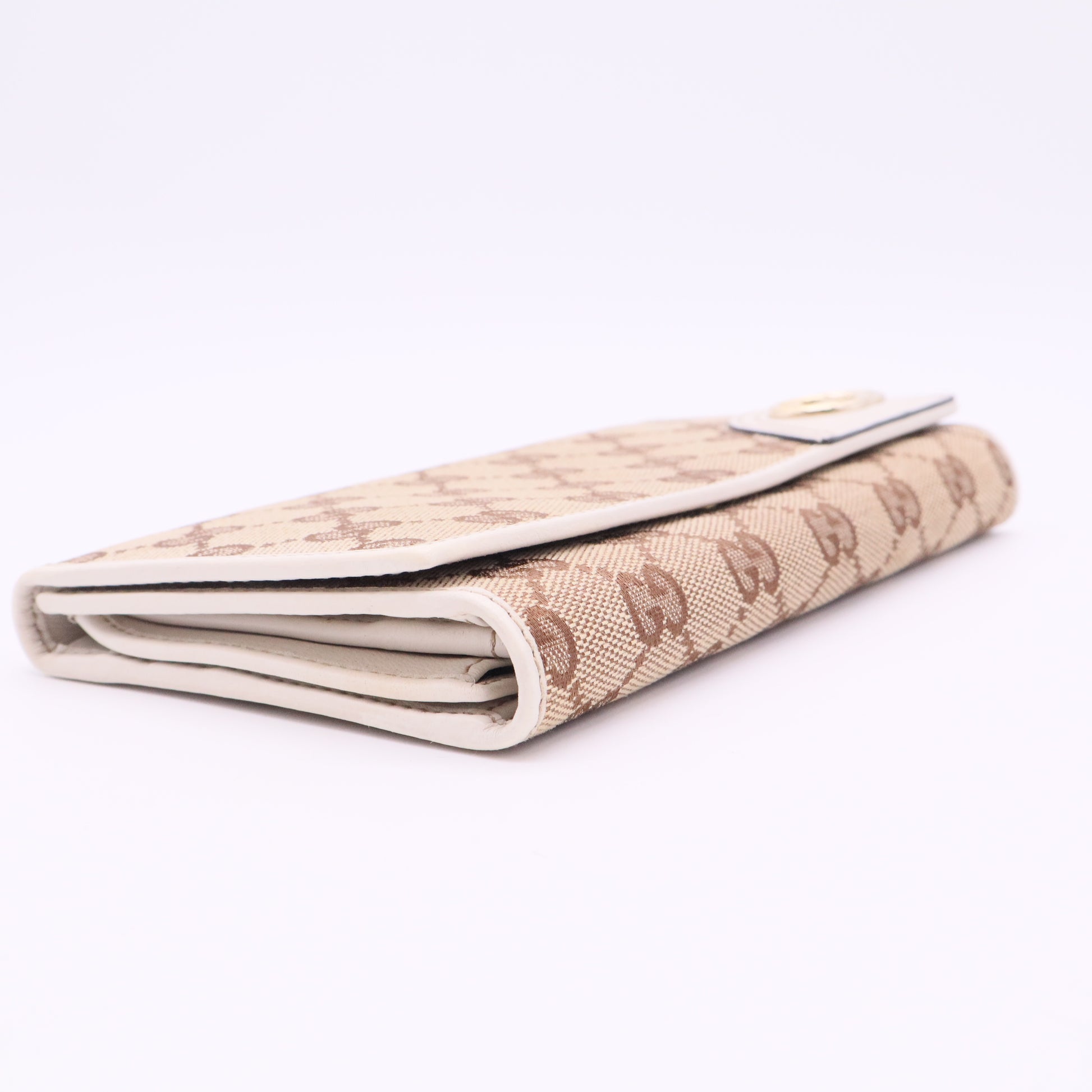 Vintage GG Canvas Continental Wallet