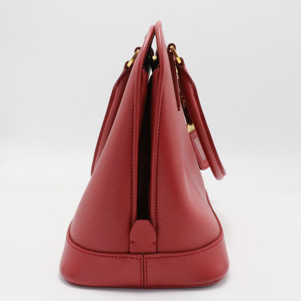Open Promenade Bag Vernice Saffiano Leather Medium