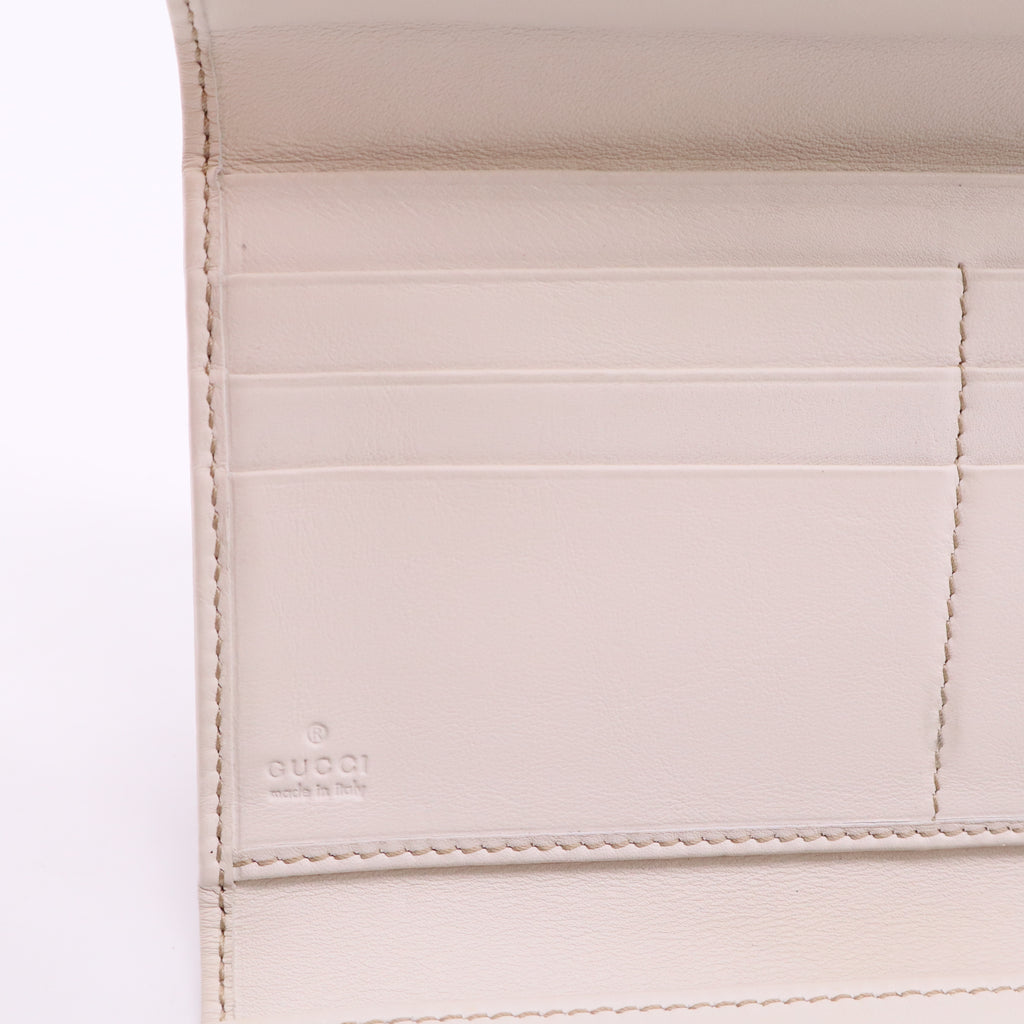 Vintage GG Canvas Continental Wallet