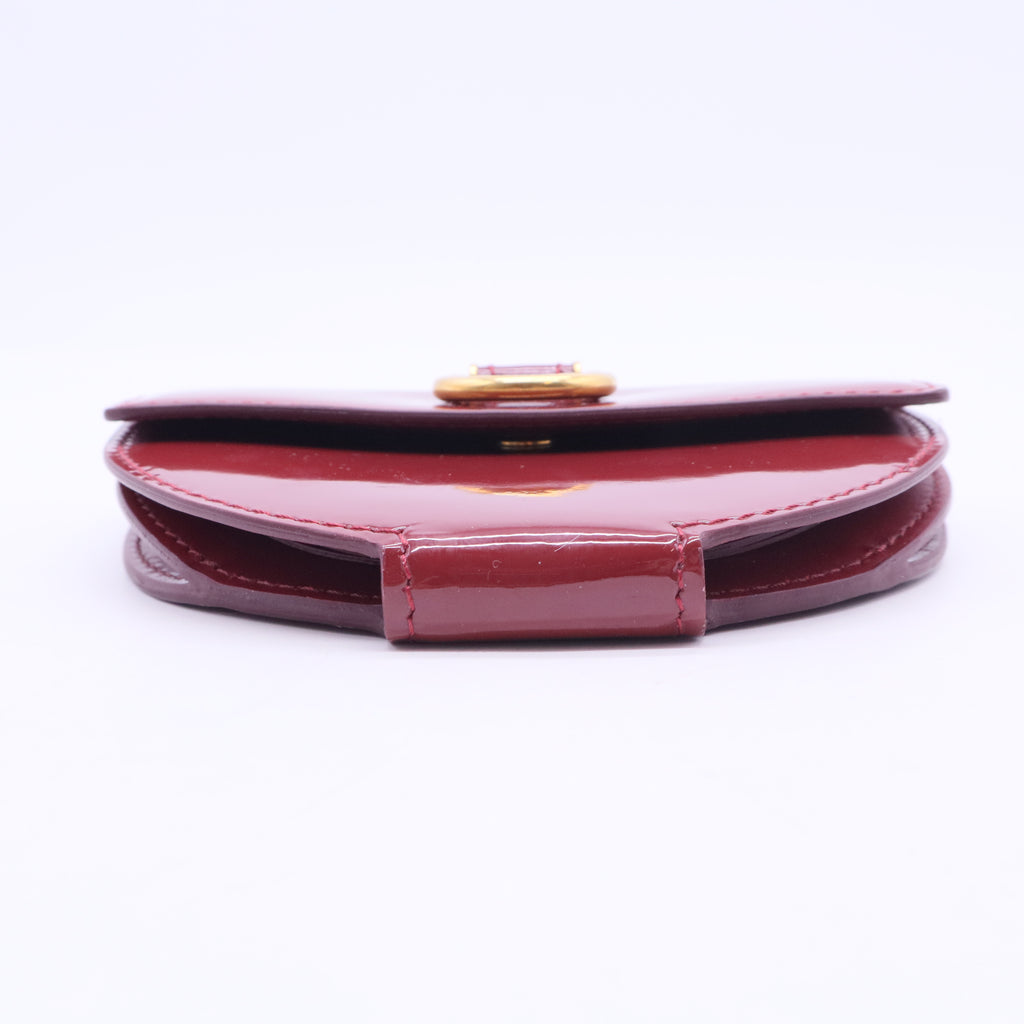 Patent Leather Compact Wallet  W20179
