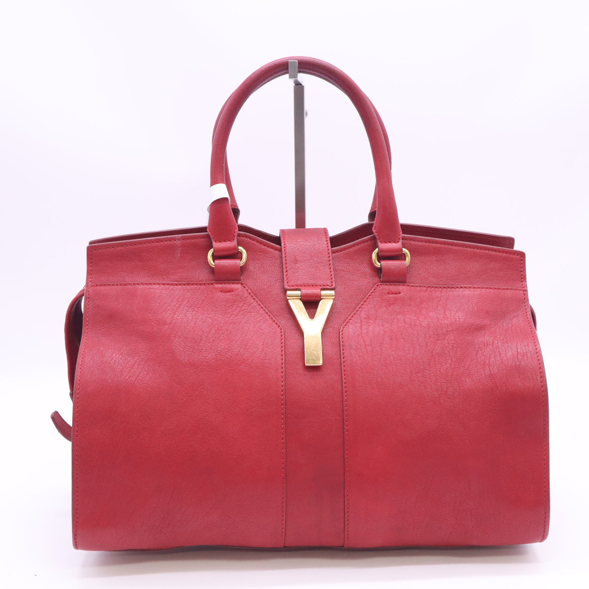 Red Calfskin Leather Small Cabas ChYc Bag B24061