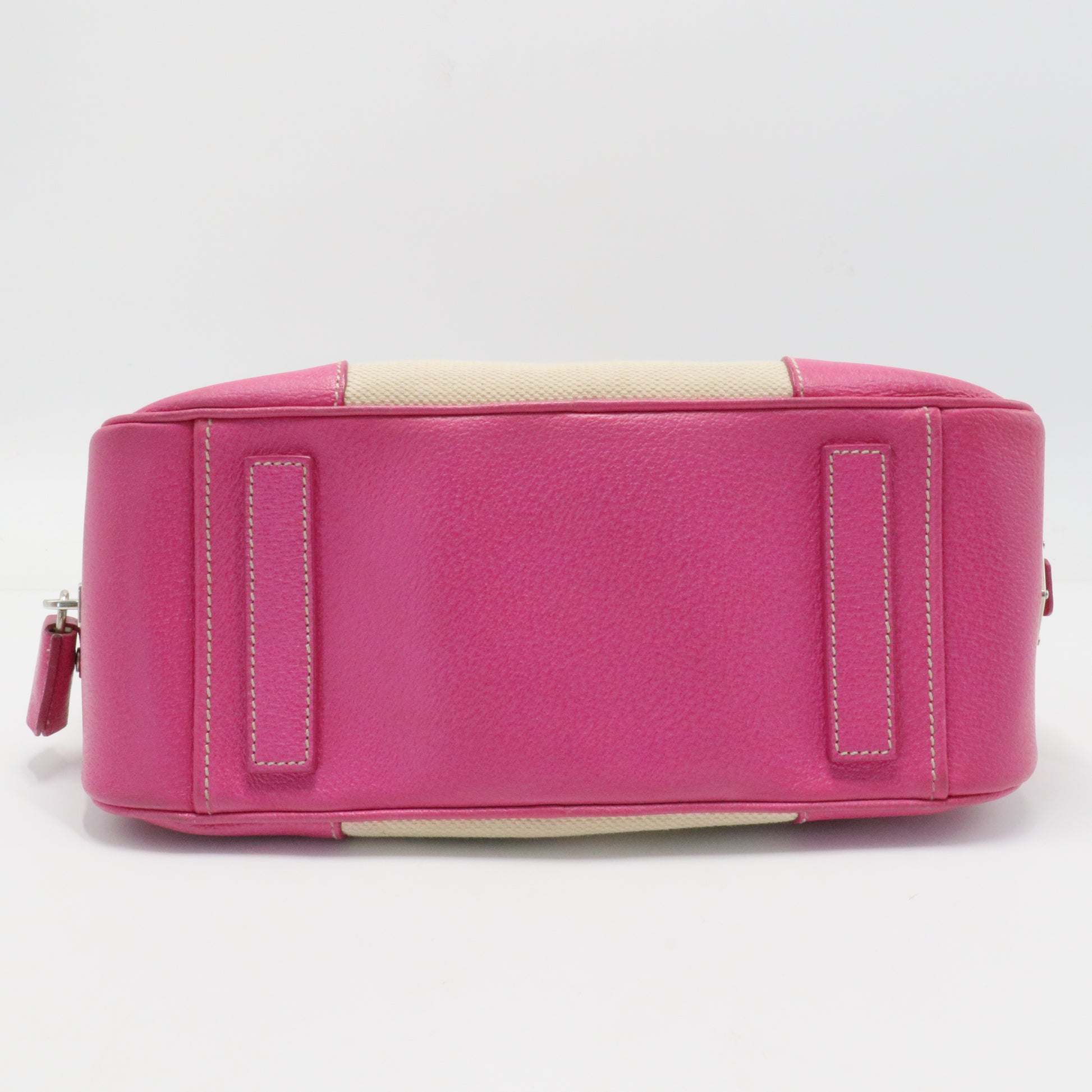 Bowler Bag Canvas with Leather