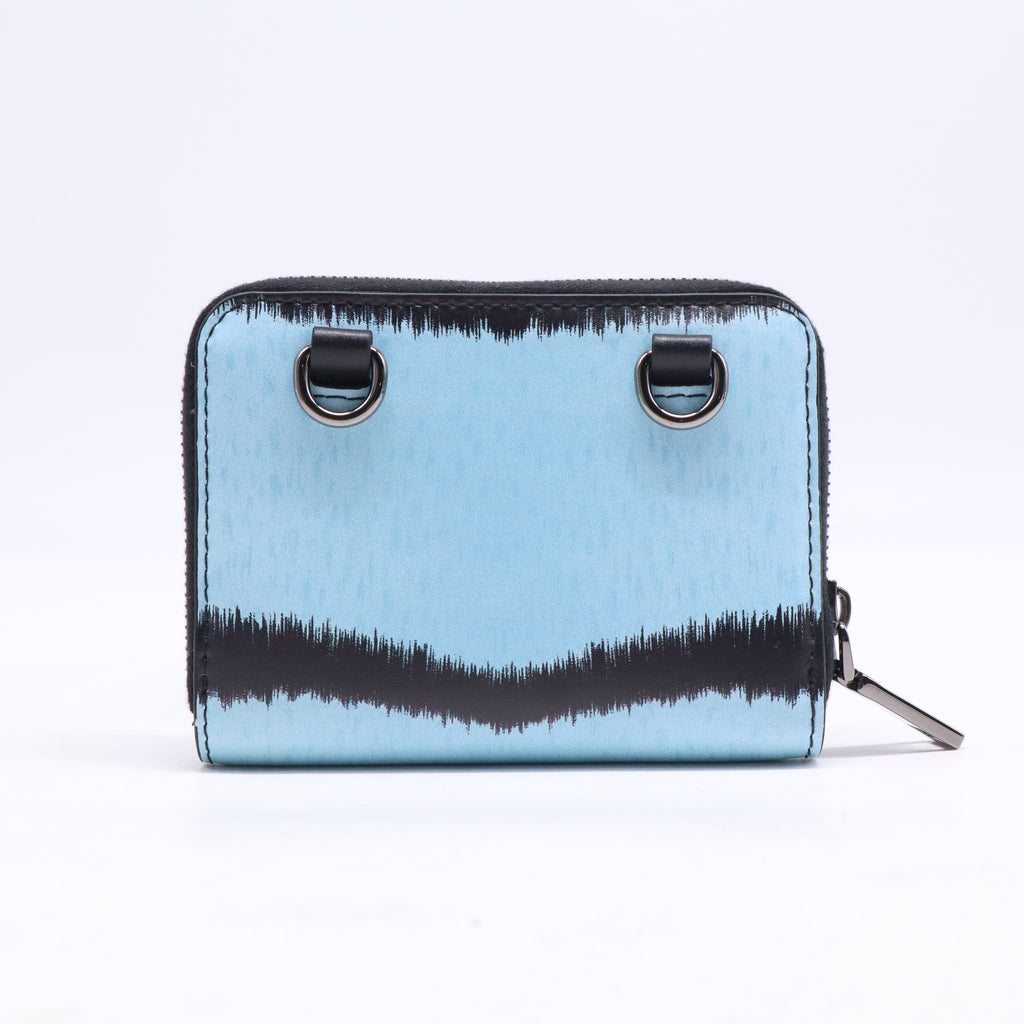 Valentino Garavani Tiger 1967 Printed Calfskin Neck Strap Wallet B21744