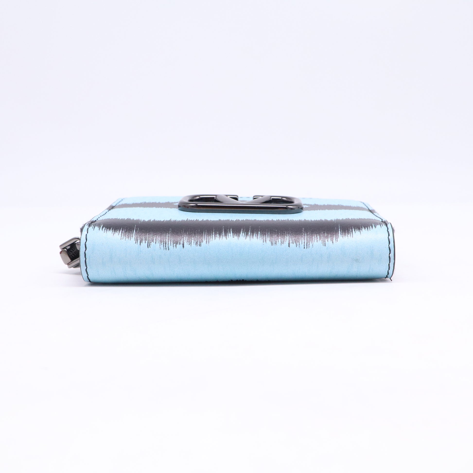 Valentino Garavani Tiger 1967 Printed Calfskin Neck Strap Wallet B21744