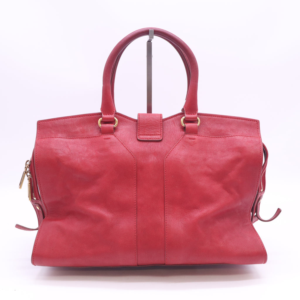 Red Calfskin Leather Small Cabas ChYc Bag B24061