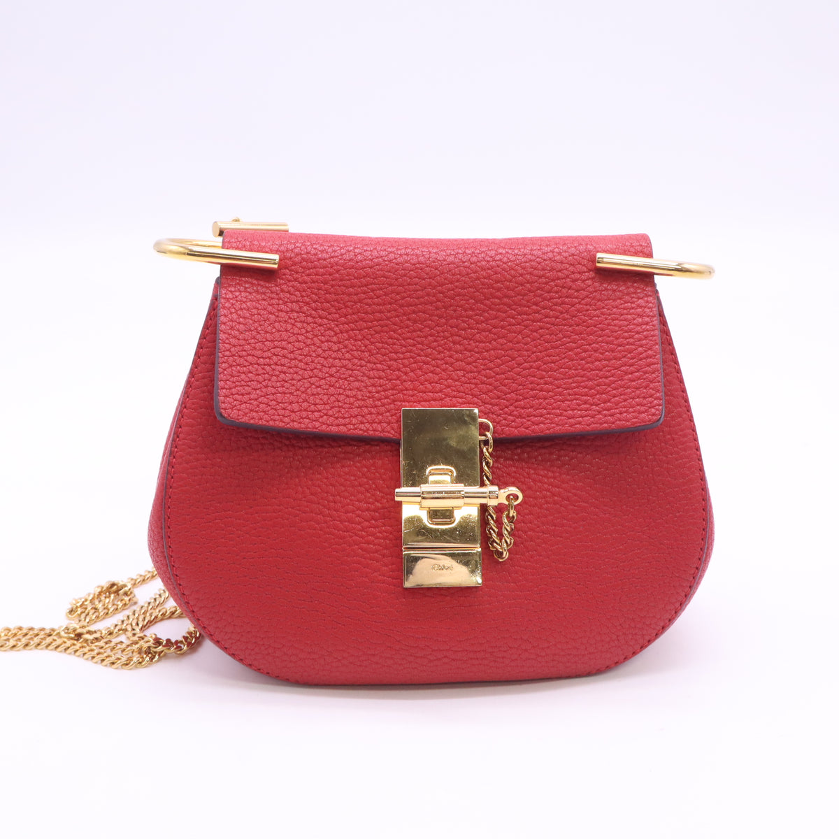 Grained Lambskin Drew Shoulder Bag Twins B24609