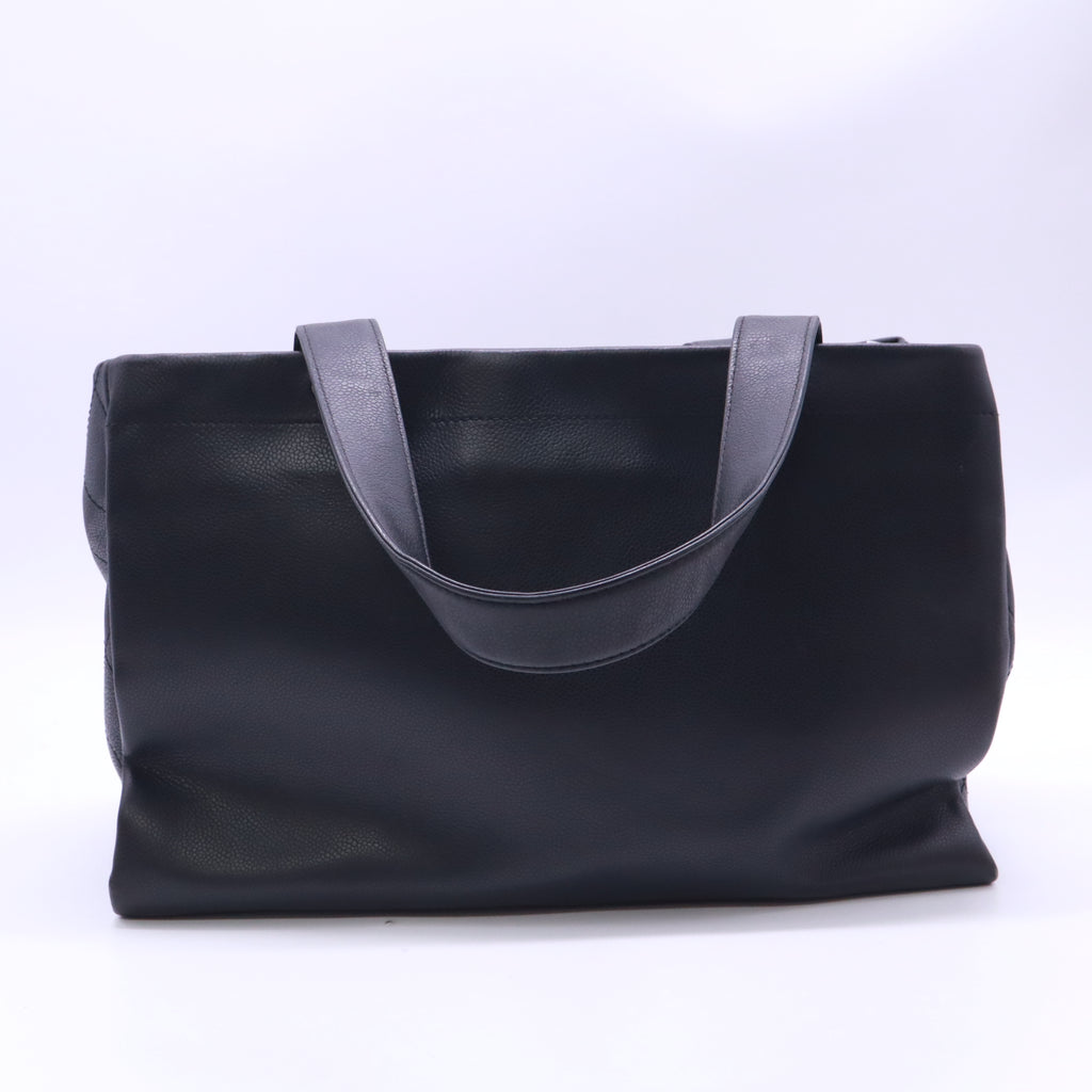 Chanel Caviar Executive Cerf Shopper Tote Black twins LDZ624