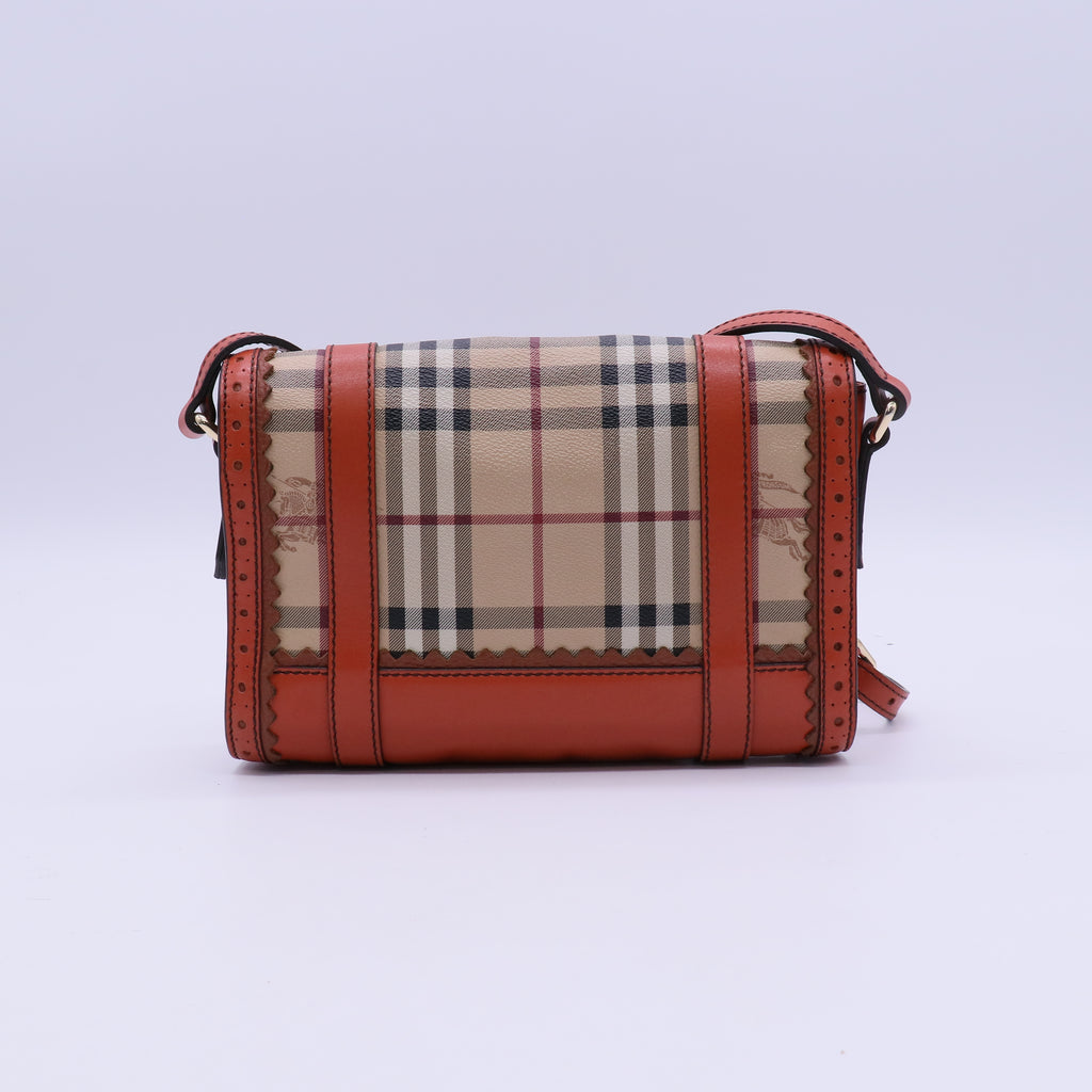 Burberry Nova Check Crossbody Bag   B21716
