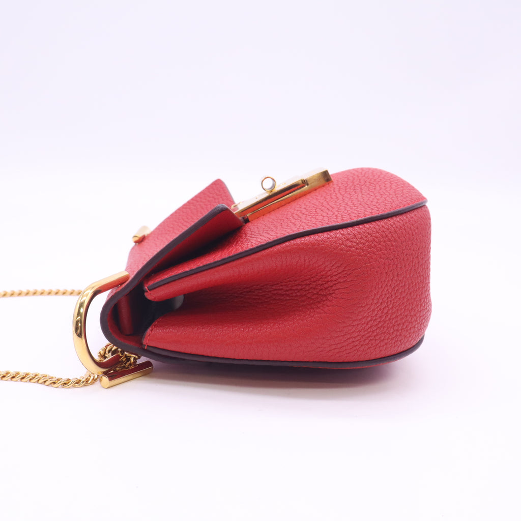 Grained Lambskin Drew Shoulder Bag Twins B24609