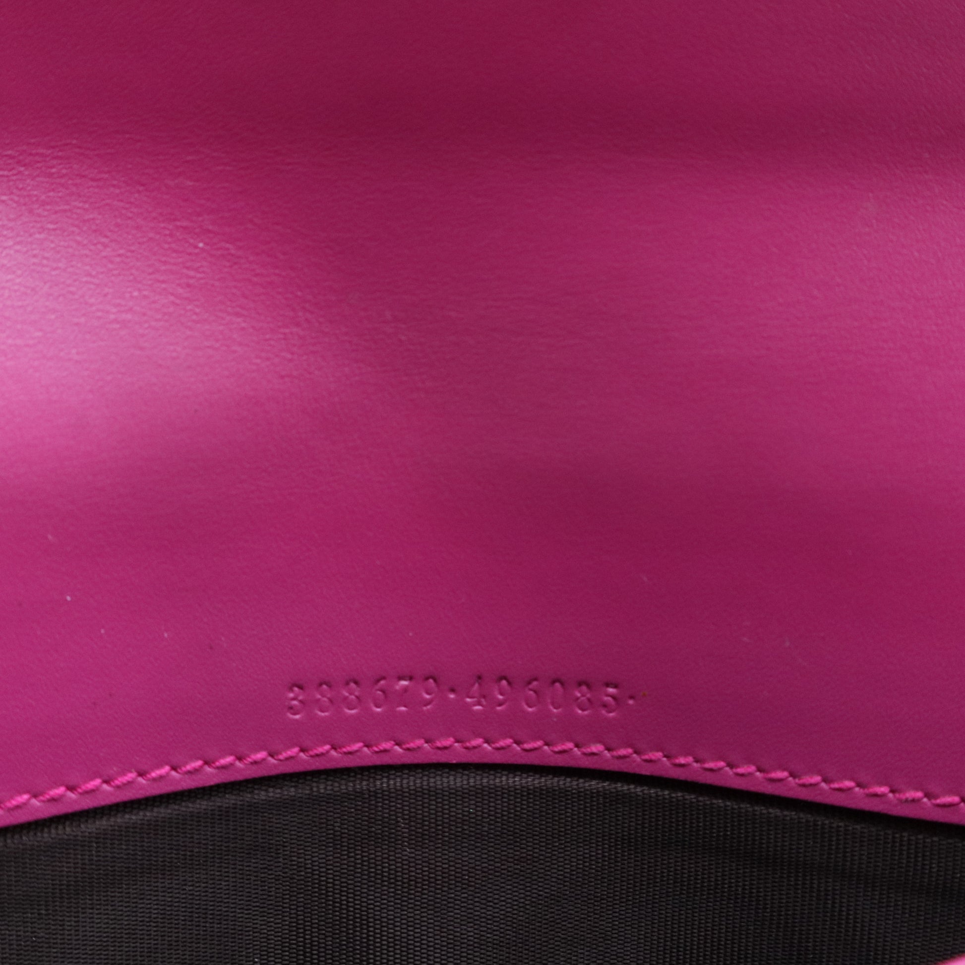 Pink Guccissima Continental Bow Wallet W20068