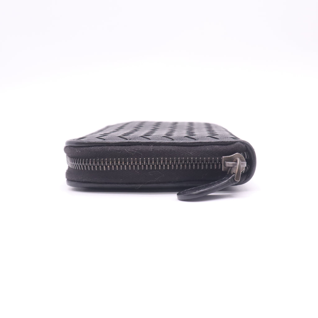 Bottega Veneta Intrecciato Zip-Around Wallet W22417