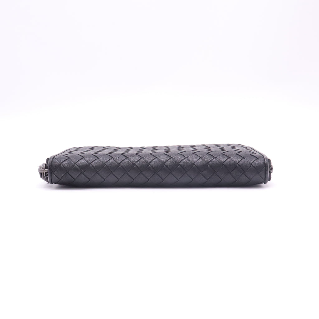 Bottega Veneta Intrecciato Zip-Around Wallet W22417