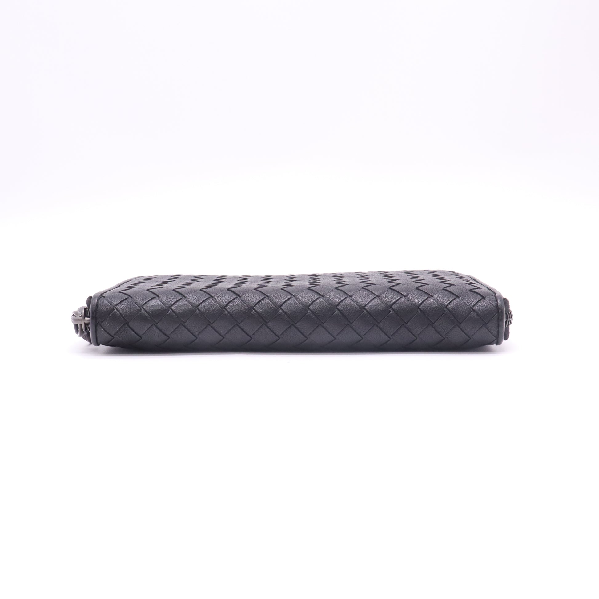 Bottega Veneta Intrecciato Zip-Around Wallet W22417